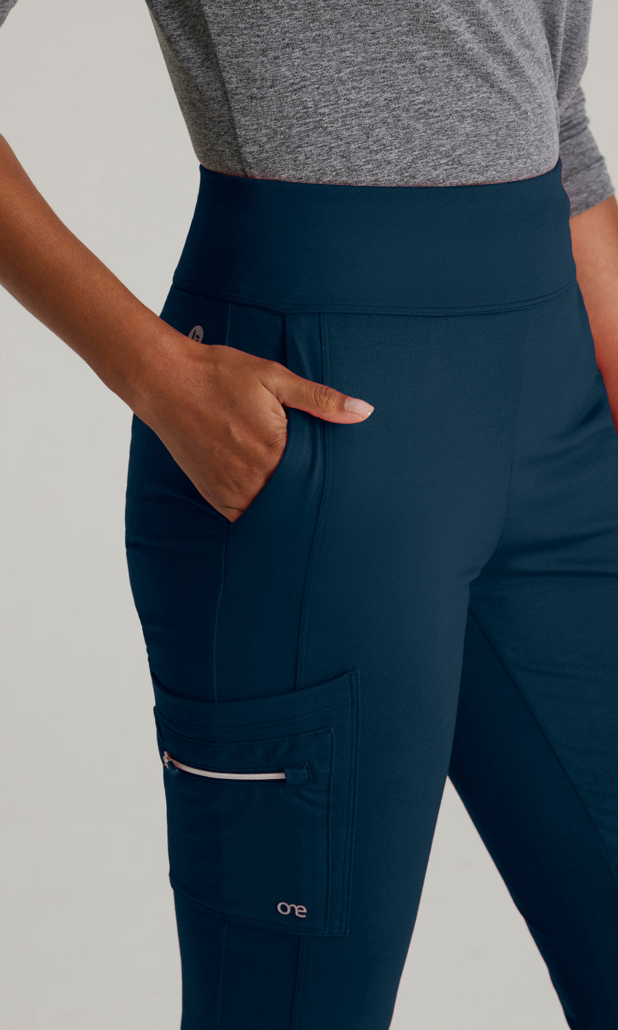 Barco One Performance Knits BOP645 Sprint Knit Scrub Pants Steel