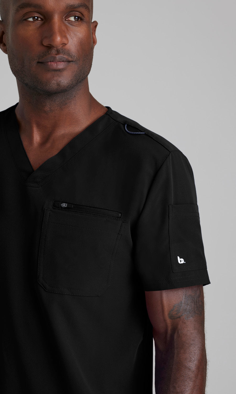 Barco Unify BUT153 Rally Scrub Top Black