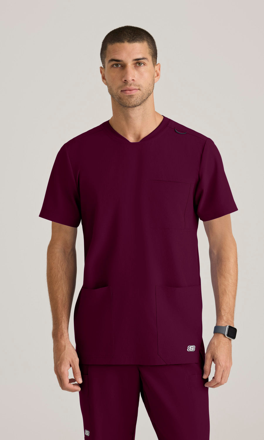 Skechers SKT193 Thesis Scrub Top Wine