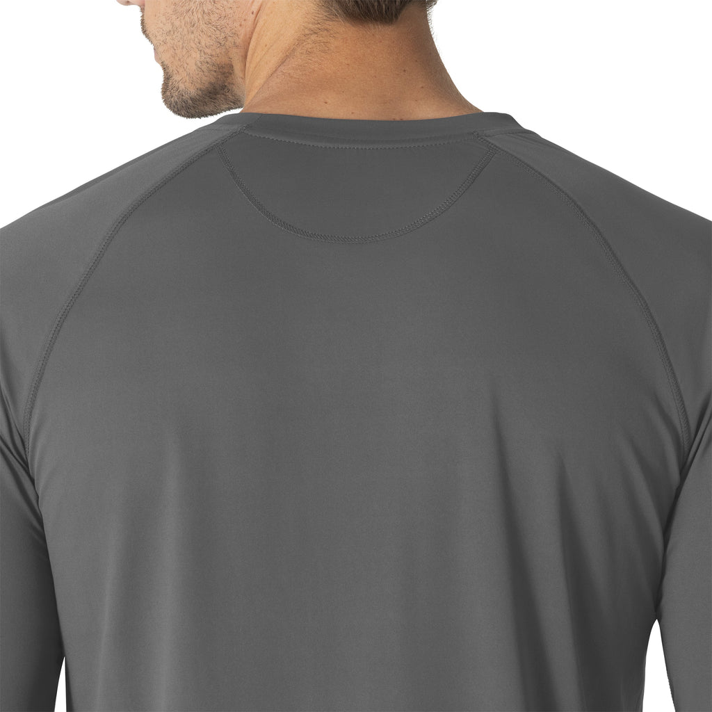 Force Sub-Scrubs C32002 Men's Performance Long Sleeve Tee Pewter