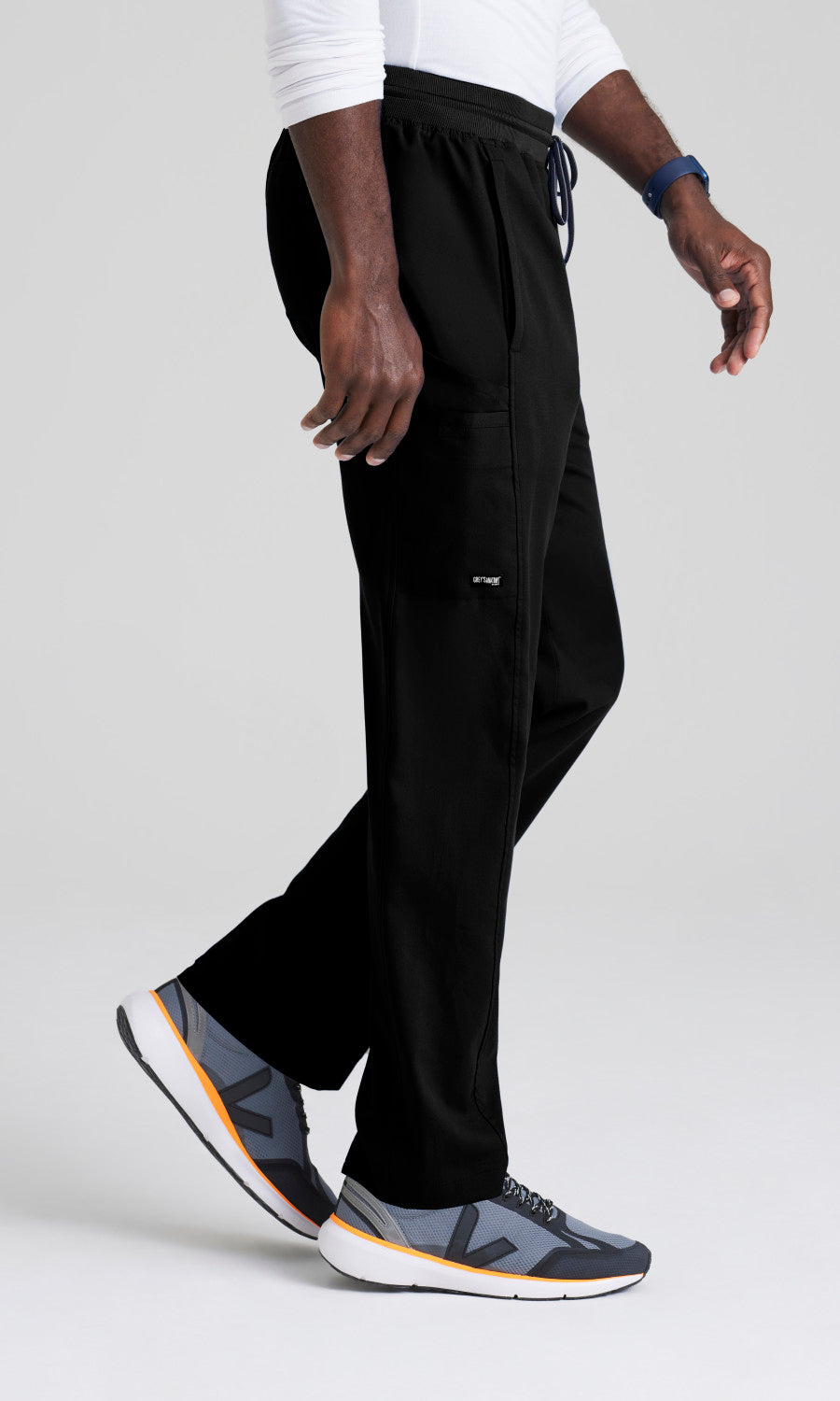 Grey's Anatomy Stretch GRSP617 Hudson Scrub Pants Black