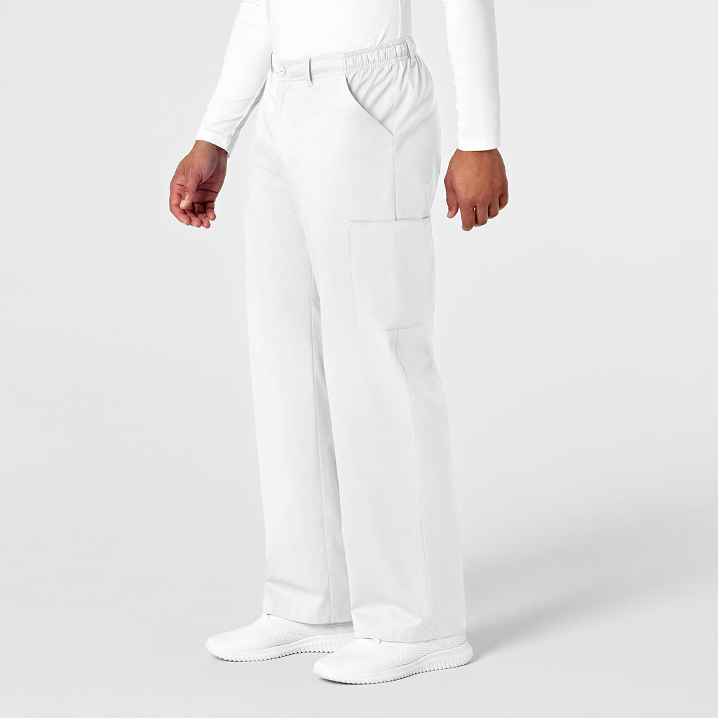 WonderWORK 503 Men's Cargo Scrub Pants White