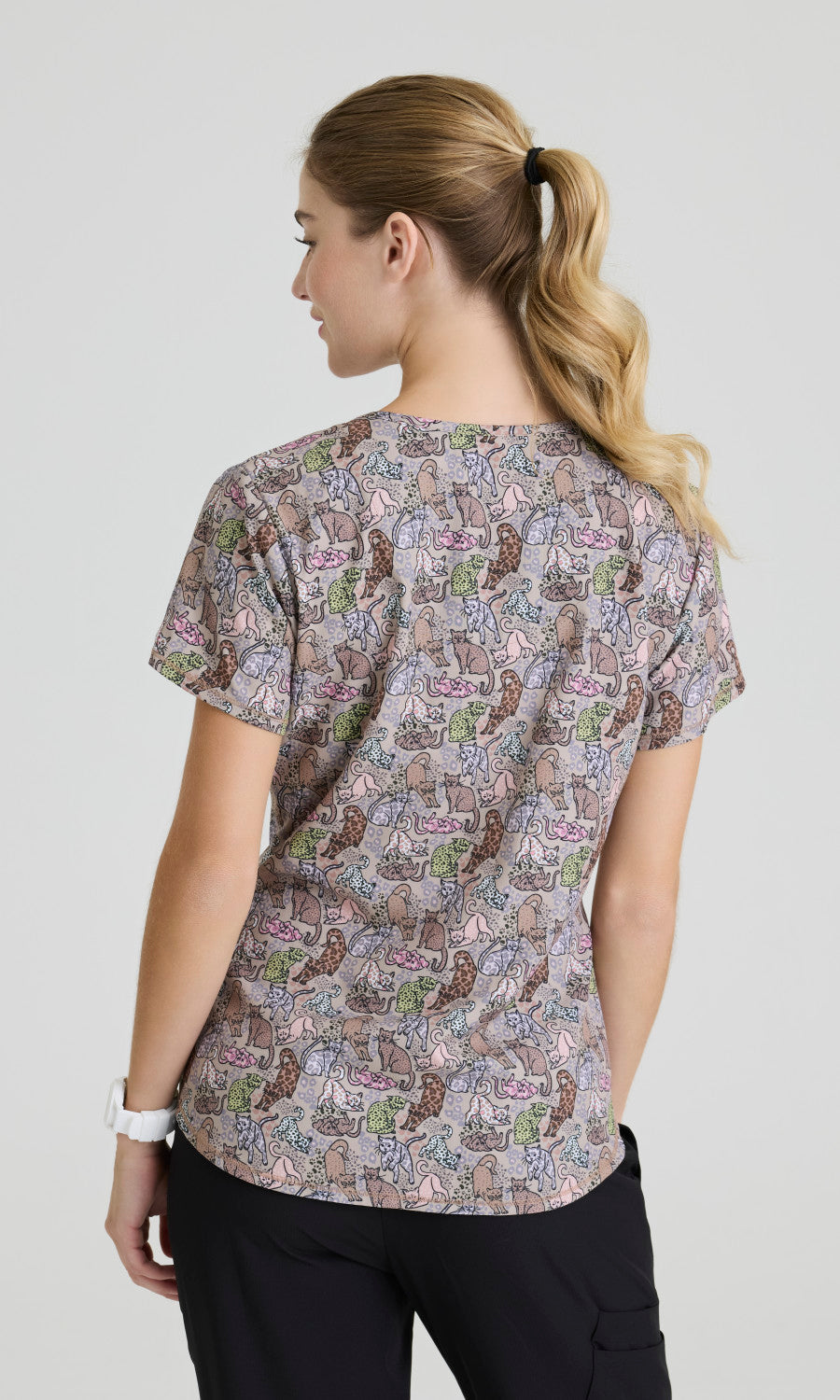 Skechers SKT021 Women's Essence Top in All Kinds Of Leopard by Barco