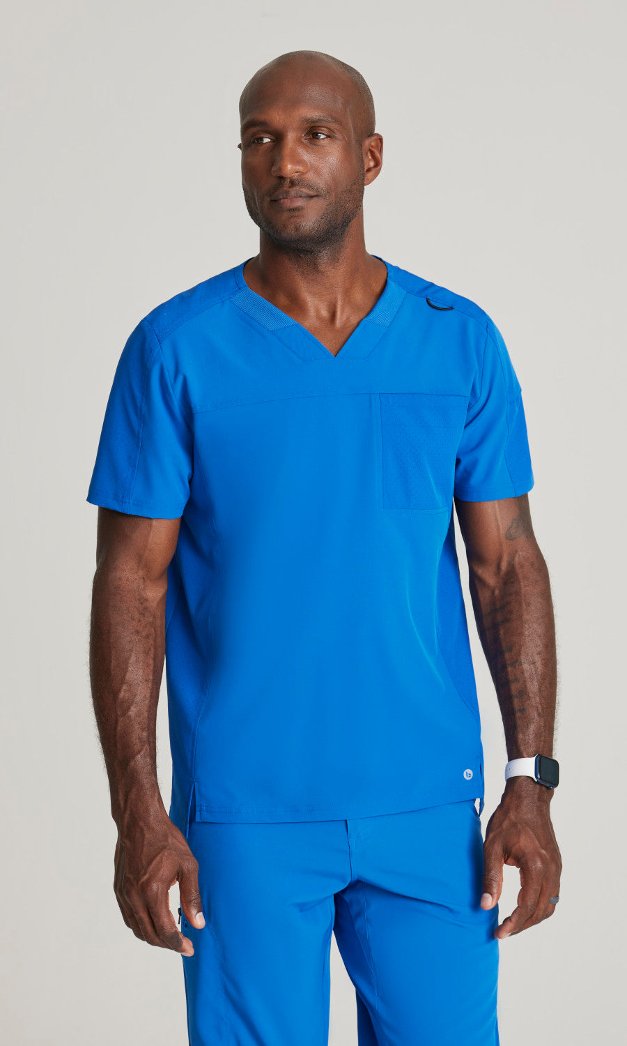 Barco One BOT195 Velocity Scrub Top New Royal