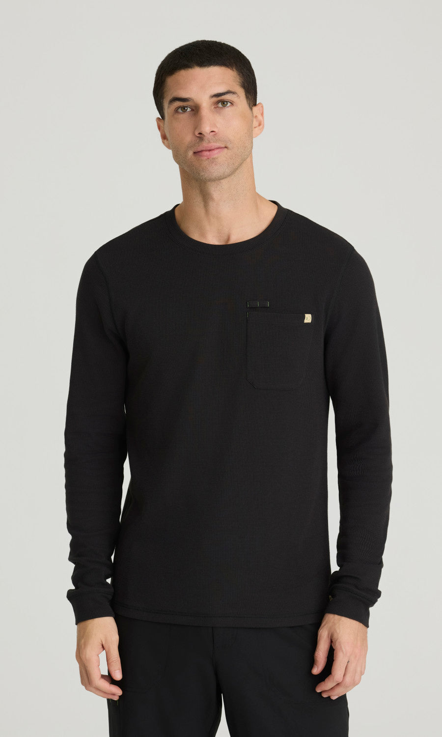 Grey's Anatomy Evolve GSST256 Nomad Long Sleeve Top Black