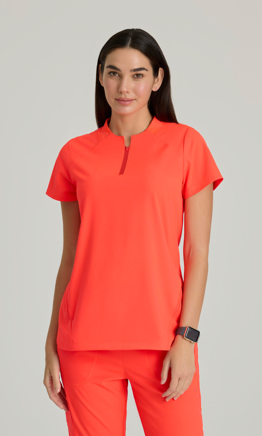 Barco One BOT216 Flux Scrub Top Neon Flame