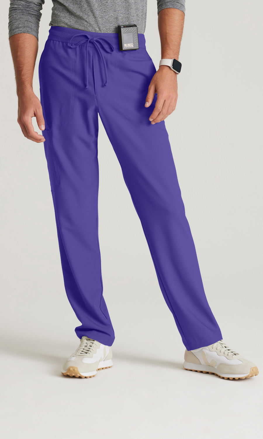 Grey's Anatomy Evolve GSSP649 Highland Scrub Pants New Grape