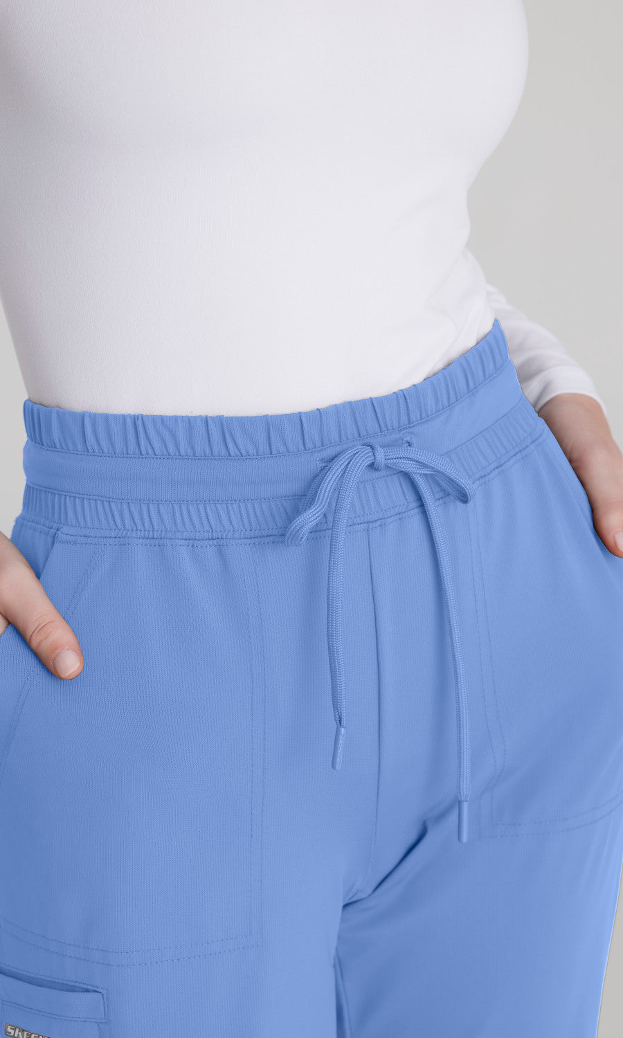 Skechers Slip-Ins Knits SKP668 Reach Knit Scrub Pants Ciel Blue