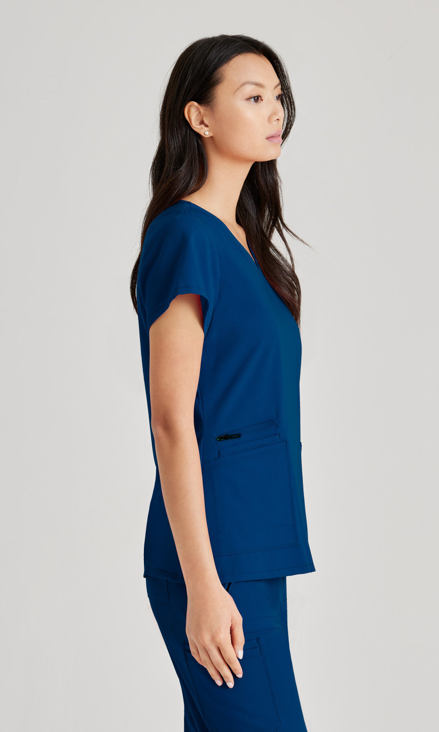 Barco Unify BUT167 Purpose Scrub Top Indigo