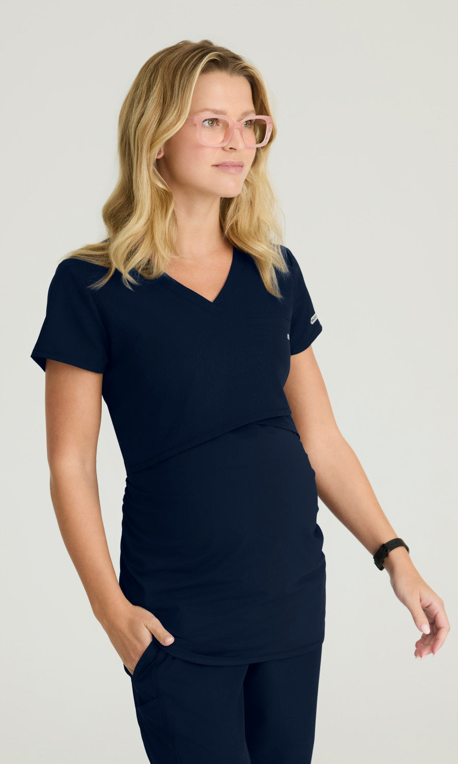 Skechers SKT269 Bloom Maternity Top Navy