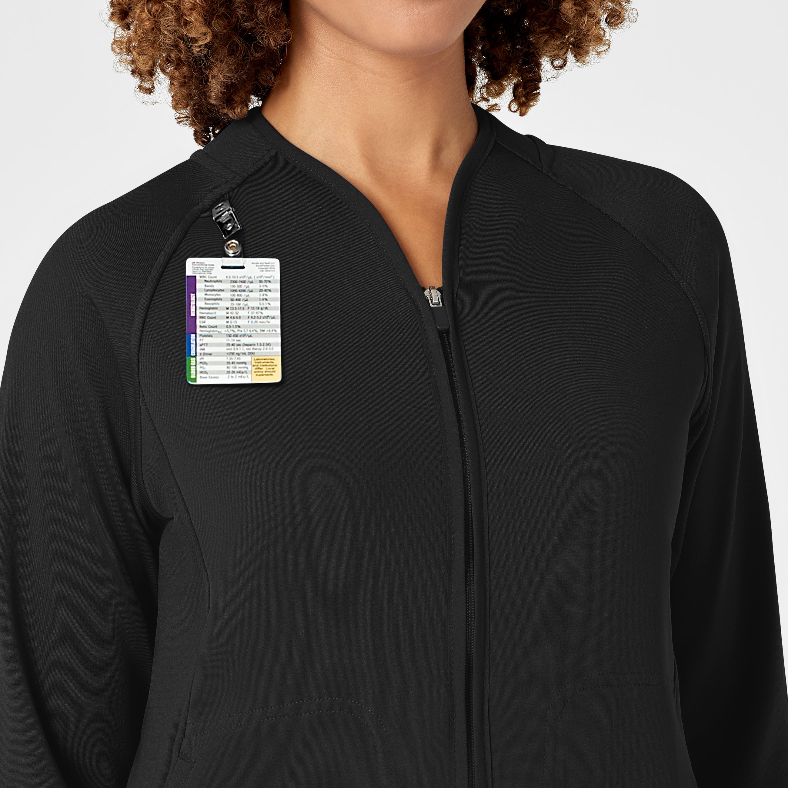 Layers 8209 Fleece Full Zip Jacket Black