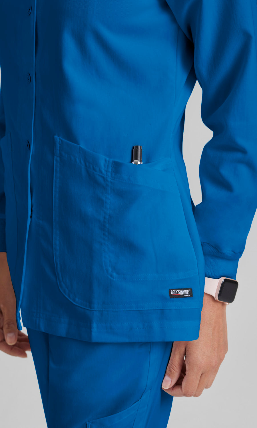 Grey's Anatomy 4450 Jamie Scrub Jacket New Royal