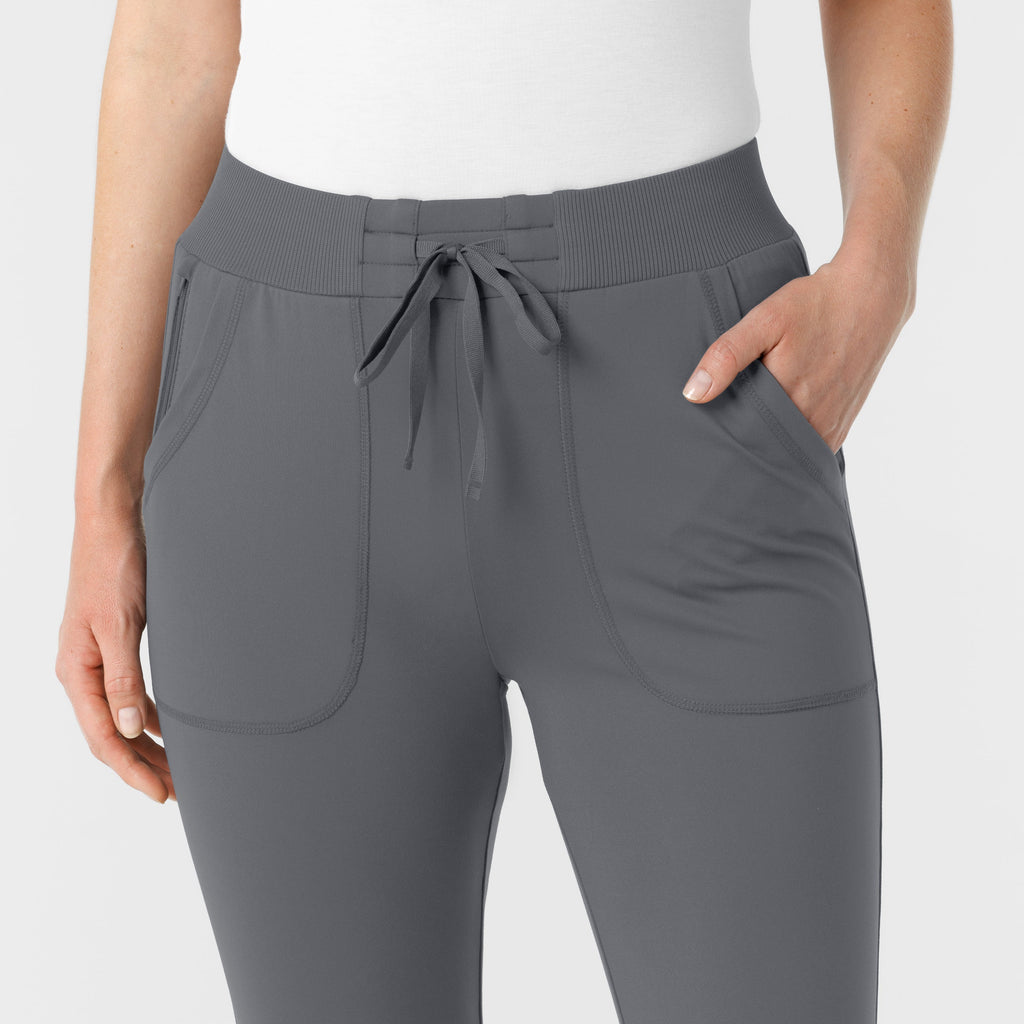 RENEW 5259 Knit Track Scrub Pants Pewter