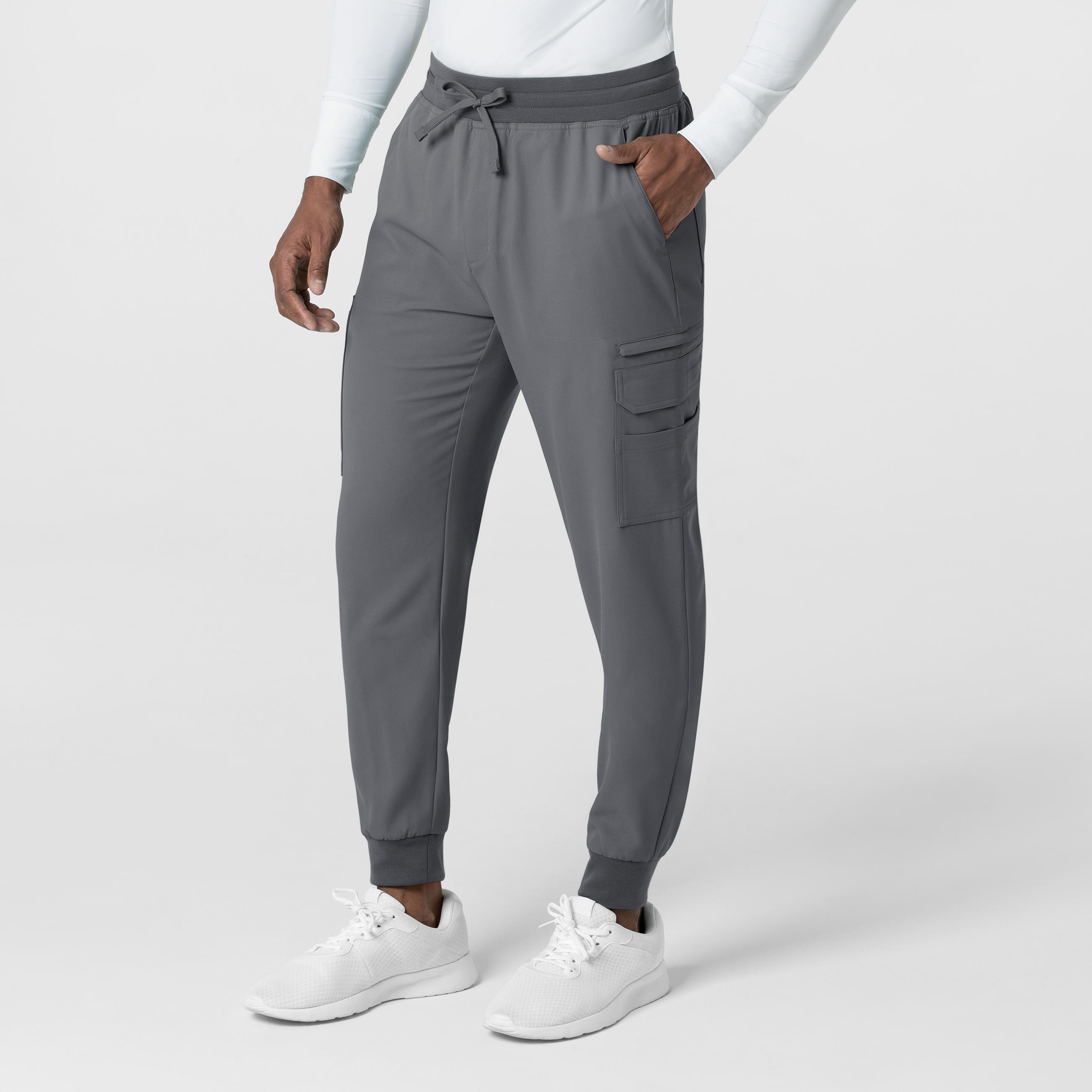 Thrive 5622 Men's Utility Jogger Scrub Pants Pewter