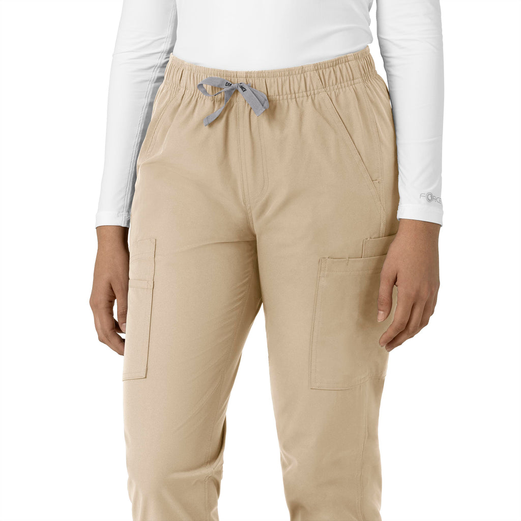 Force Essentials C51213 Straight Leg Scrub Pants Khaki