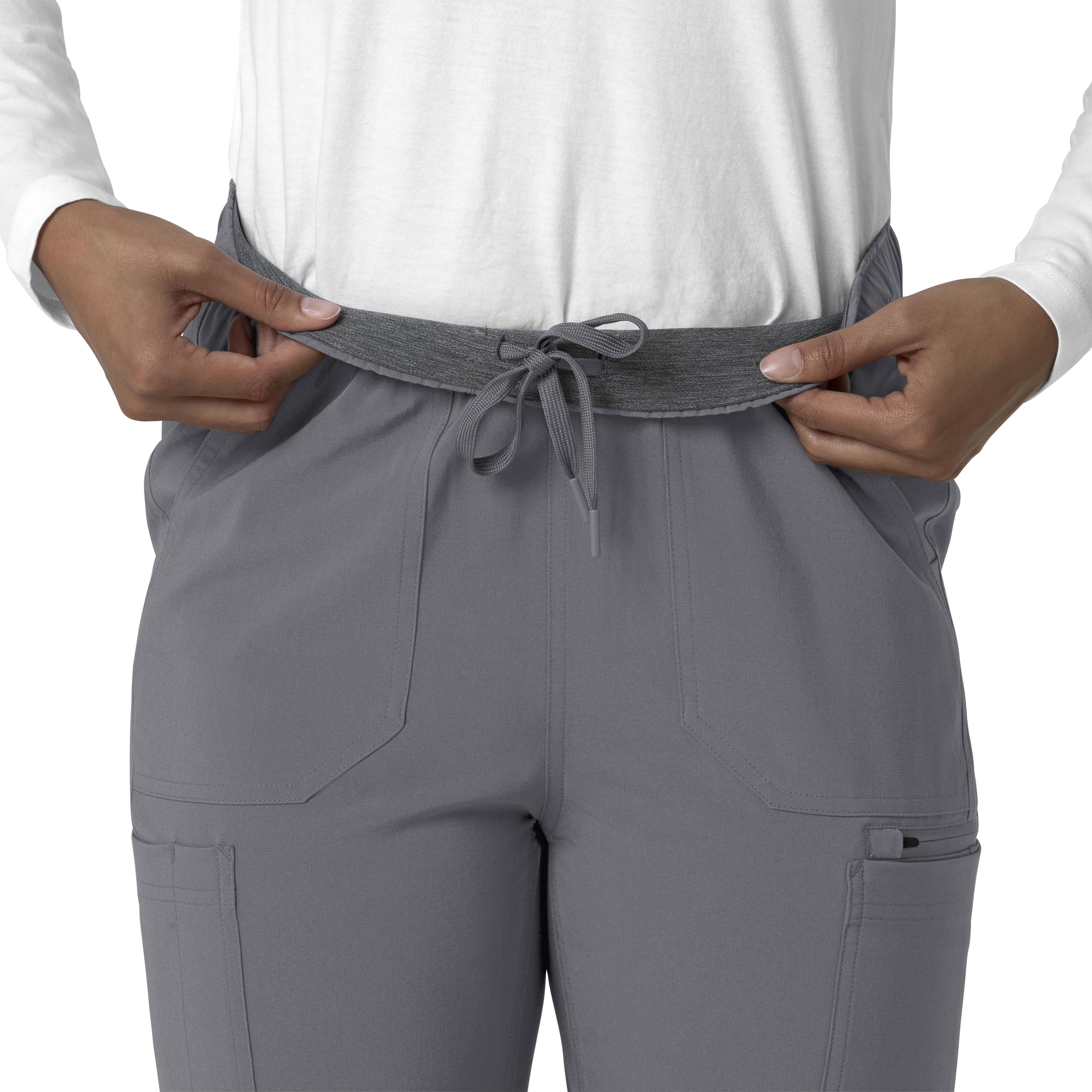 Force Cross-Flex C53210 Straight Leg Cargo Scrub Pants Pewter