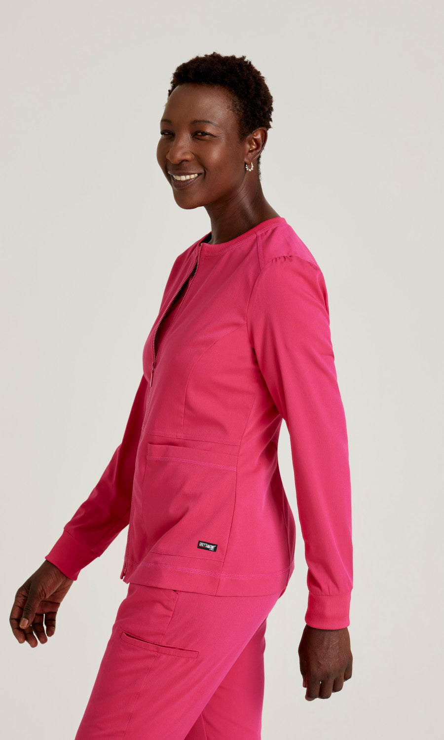Grey's Anatomy Stretch GRSW017 Millie Jacket Vibrance Pink