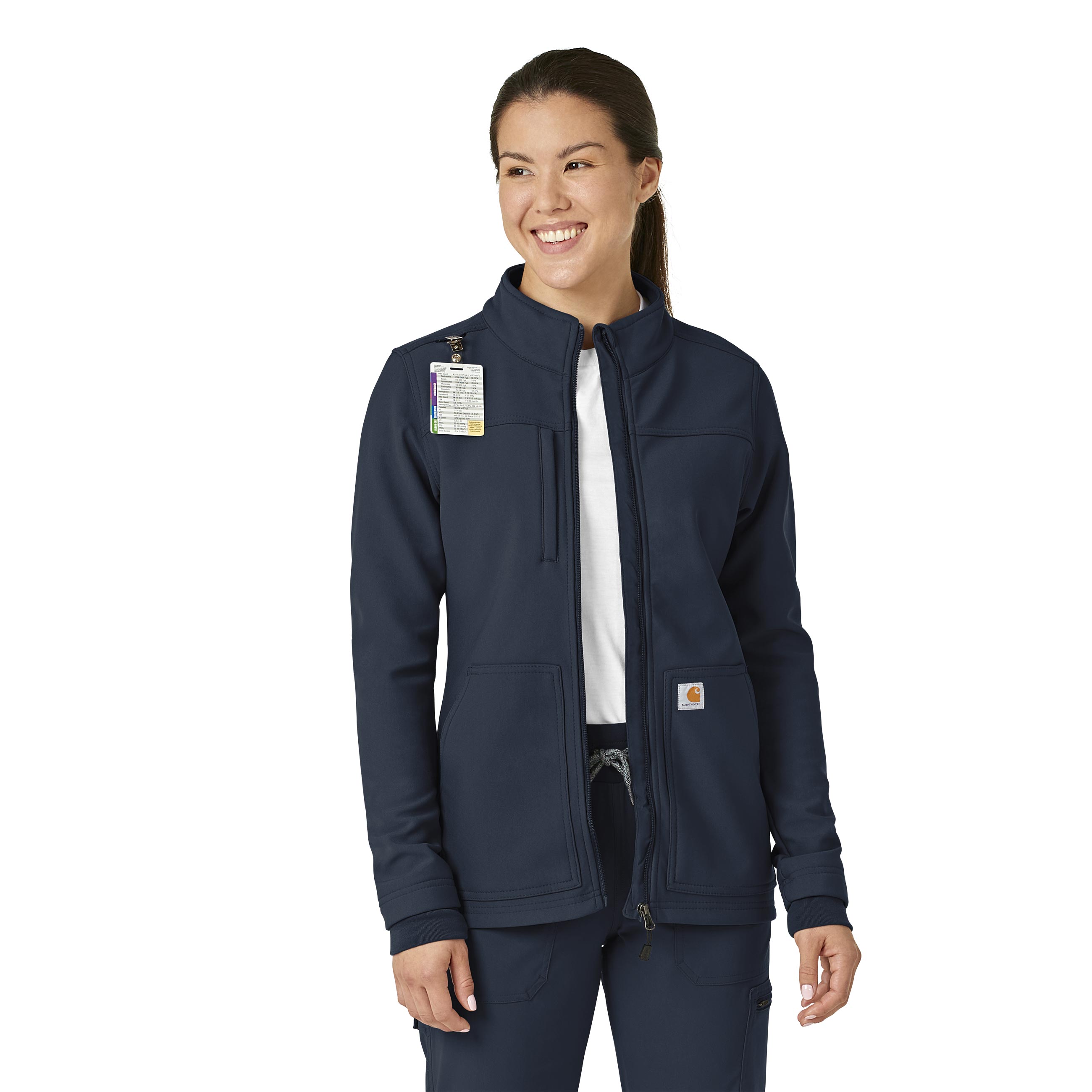 Rugged Flex C81023 Bonded Fleece Jacket Navy