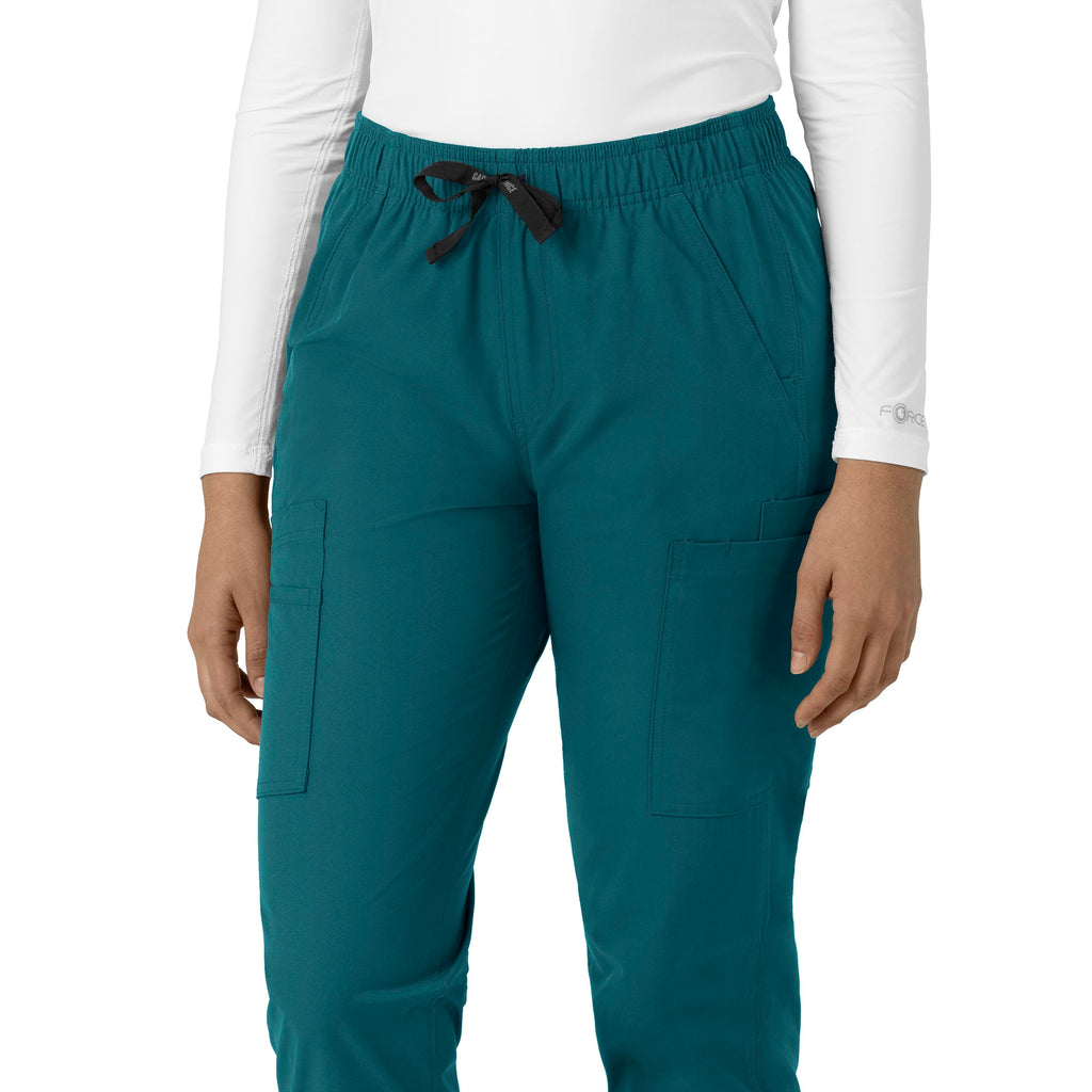 Force Essentials C51213 Straight Leg Scrub Pants Caribbean Blue