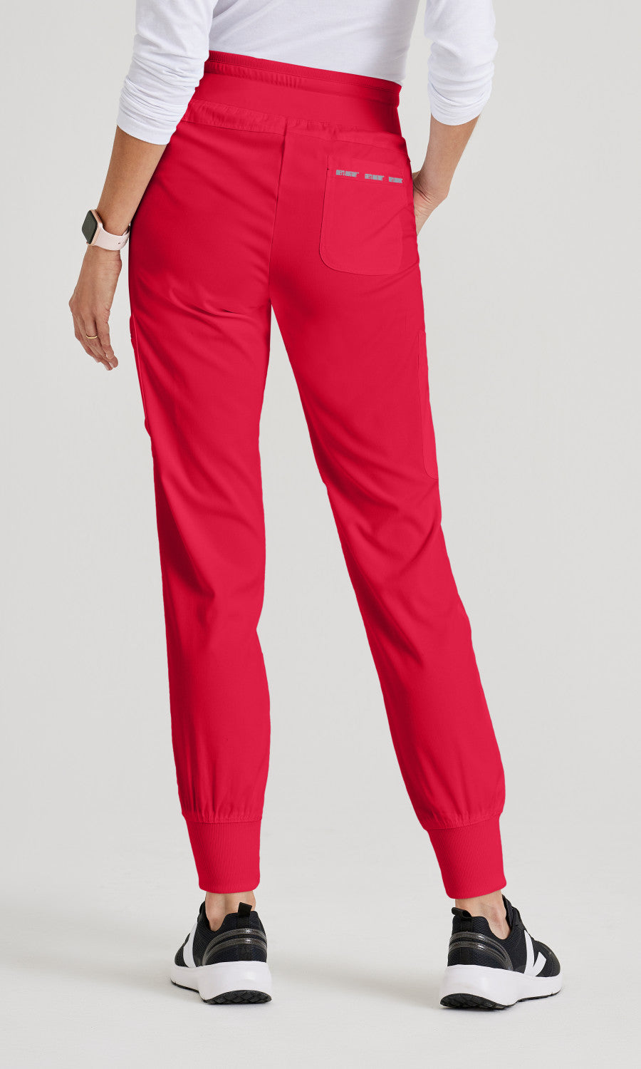 Grey's Anatomy Stretch GRSP527 Carly Jogger Scarlet Red