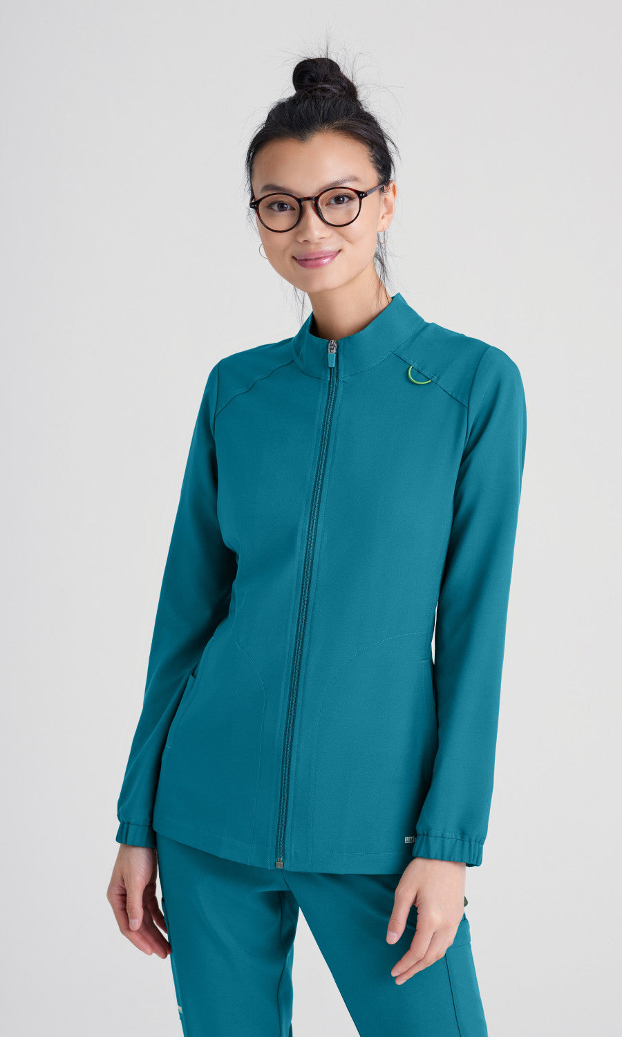 Grey's Anatomy Evolve GSSW886 Virtue Scrub Jacket Bahama