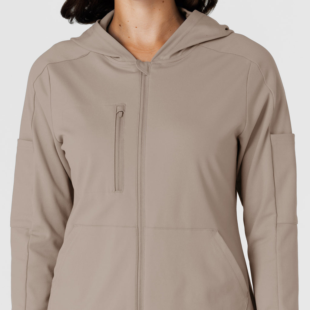 RENEW 8159 Knit Women’s Zip Hoodie Haze
