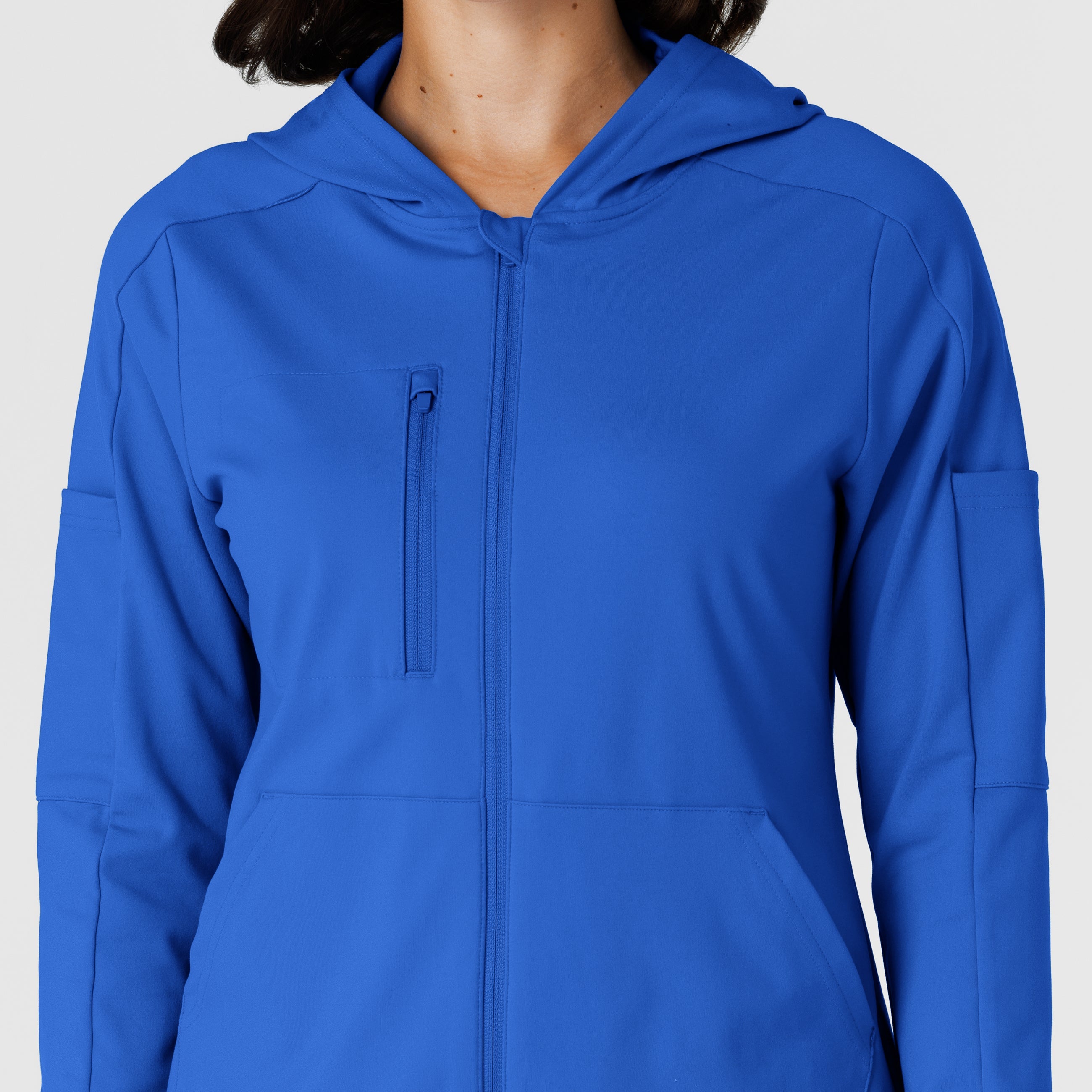 RENEW 8159 Knit Women’s Zip Hoodie Royal