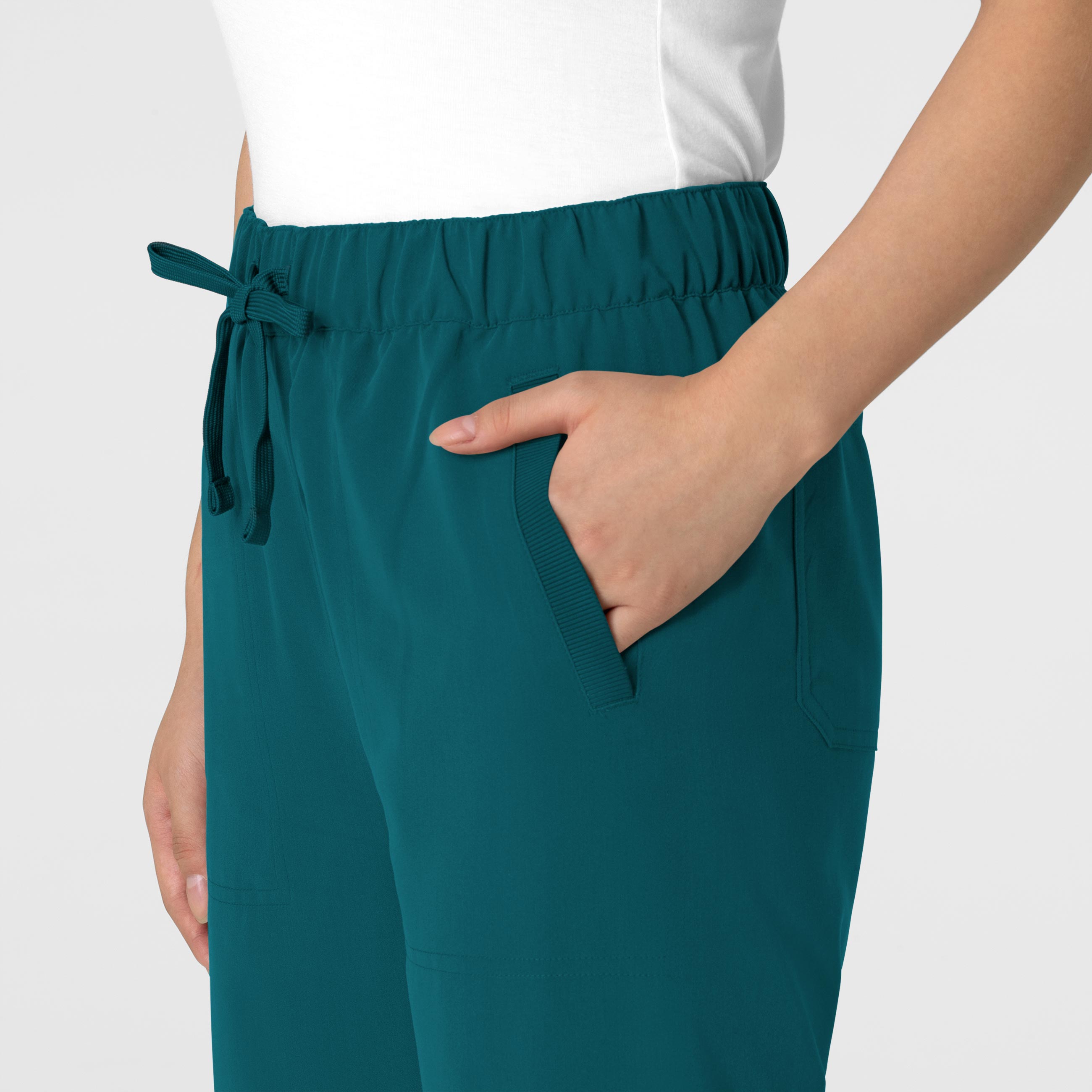 Nova 5232 Stovepipe High-Low Hem Scrub Pants Caribbean