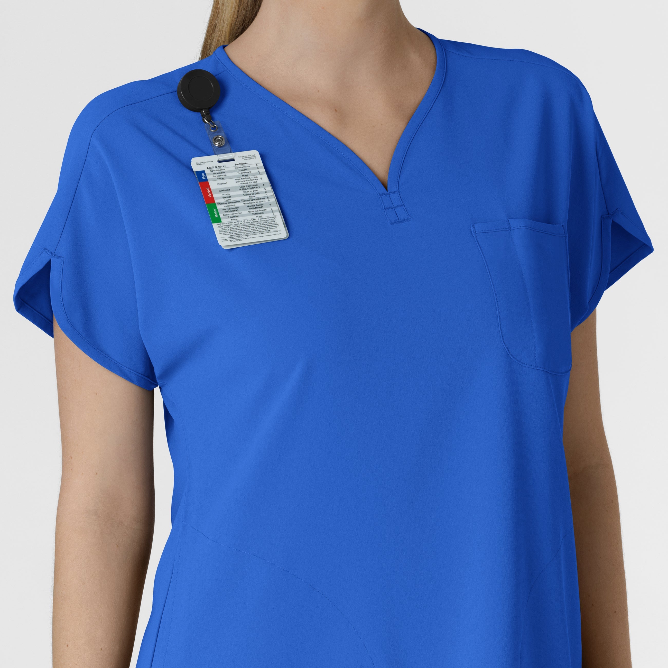 RENEW 6634 Dolman Scrub Top Royal