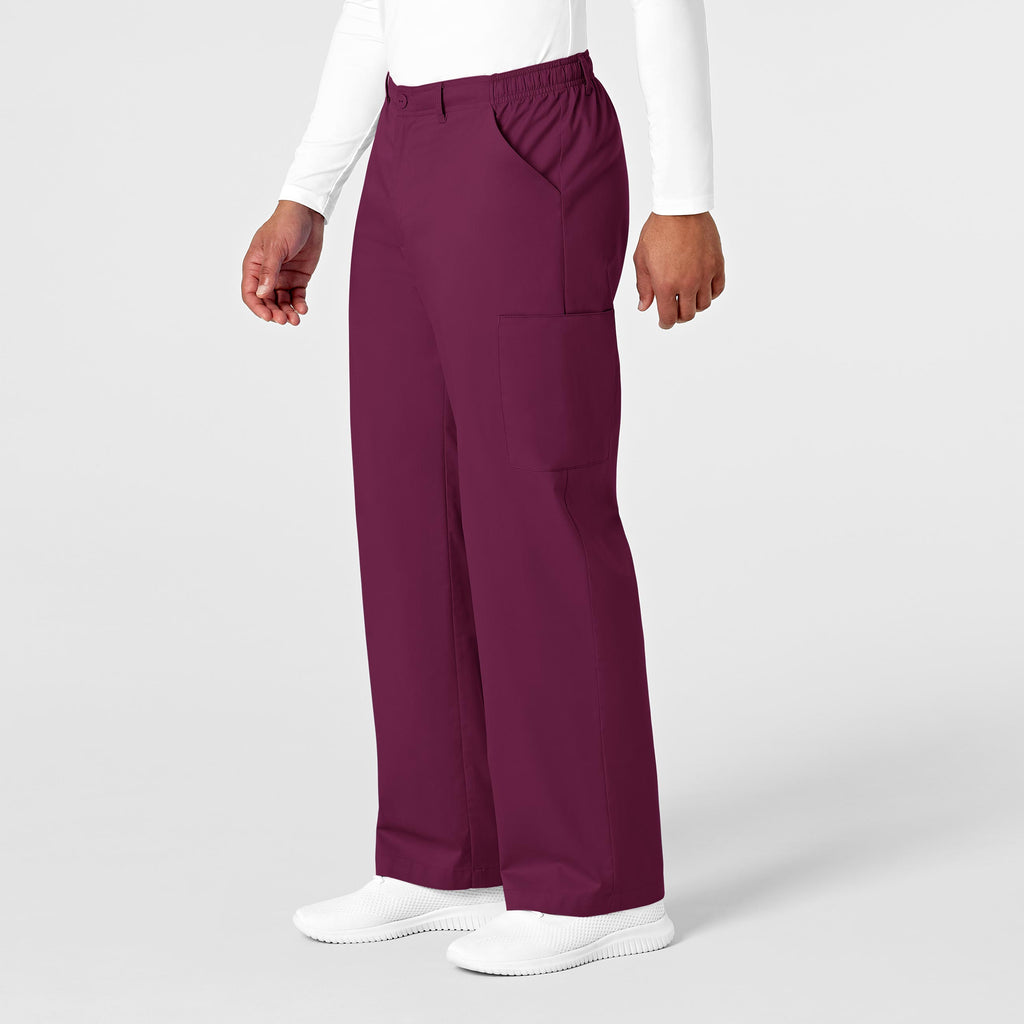 WonderWORK 503 Men's Cargo Scrub Pants Wine