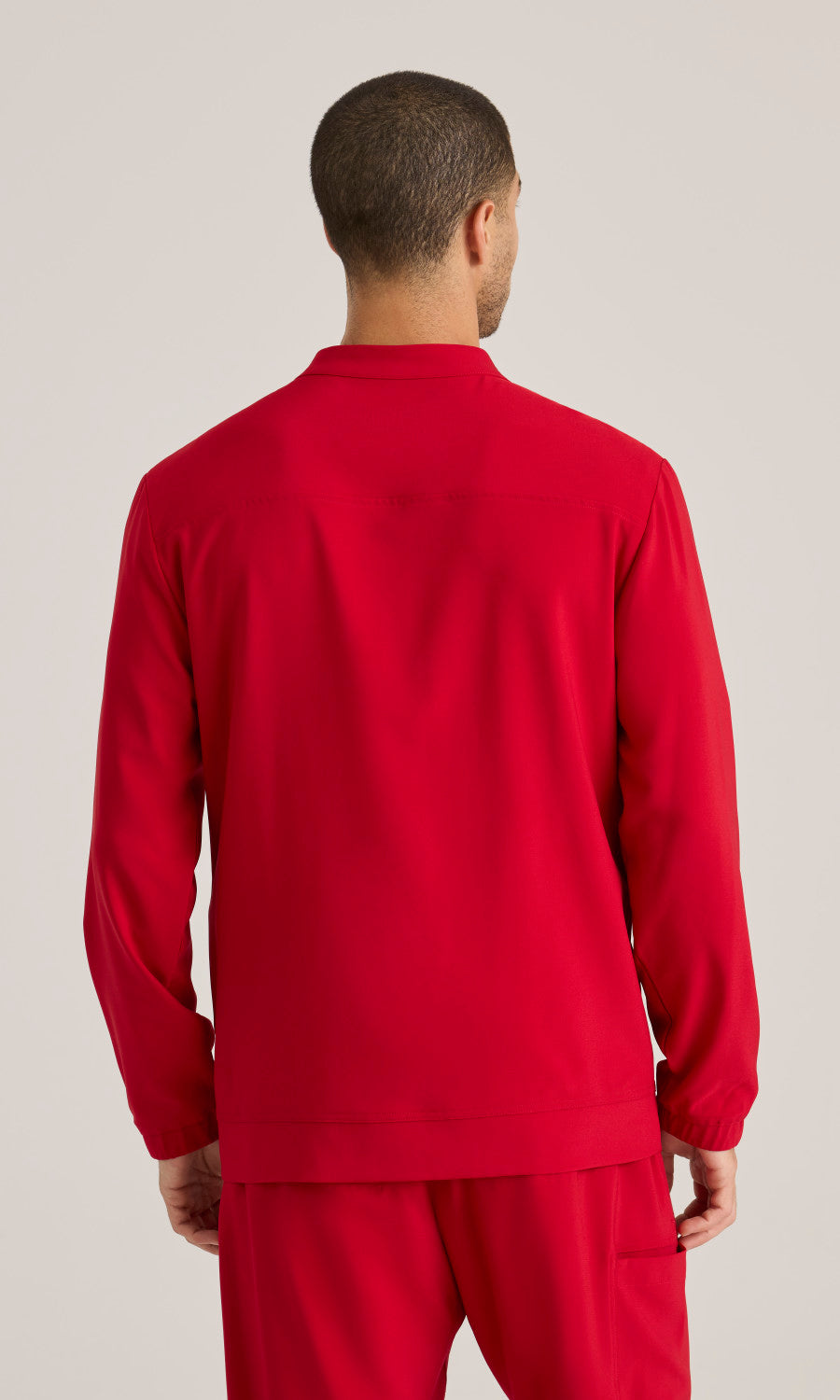 Grey's Anatomy Evolve GSSW887 Cycle Scrub Jacket True Red