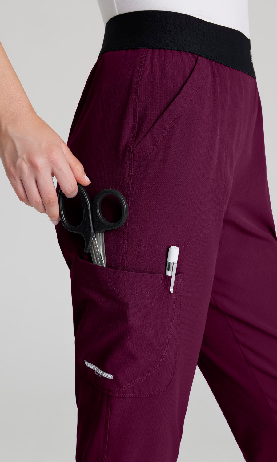 Skechers SK202 Breeze Scrub Pants Wine