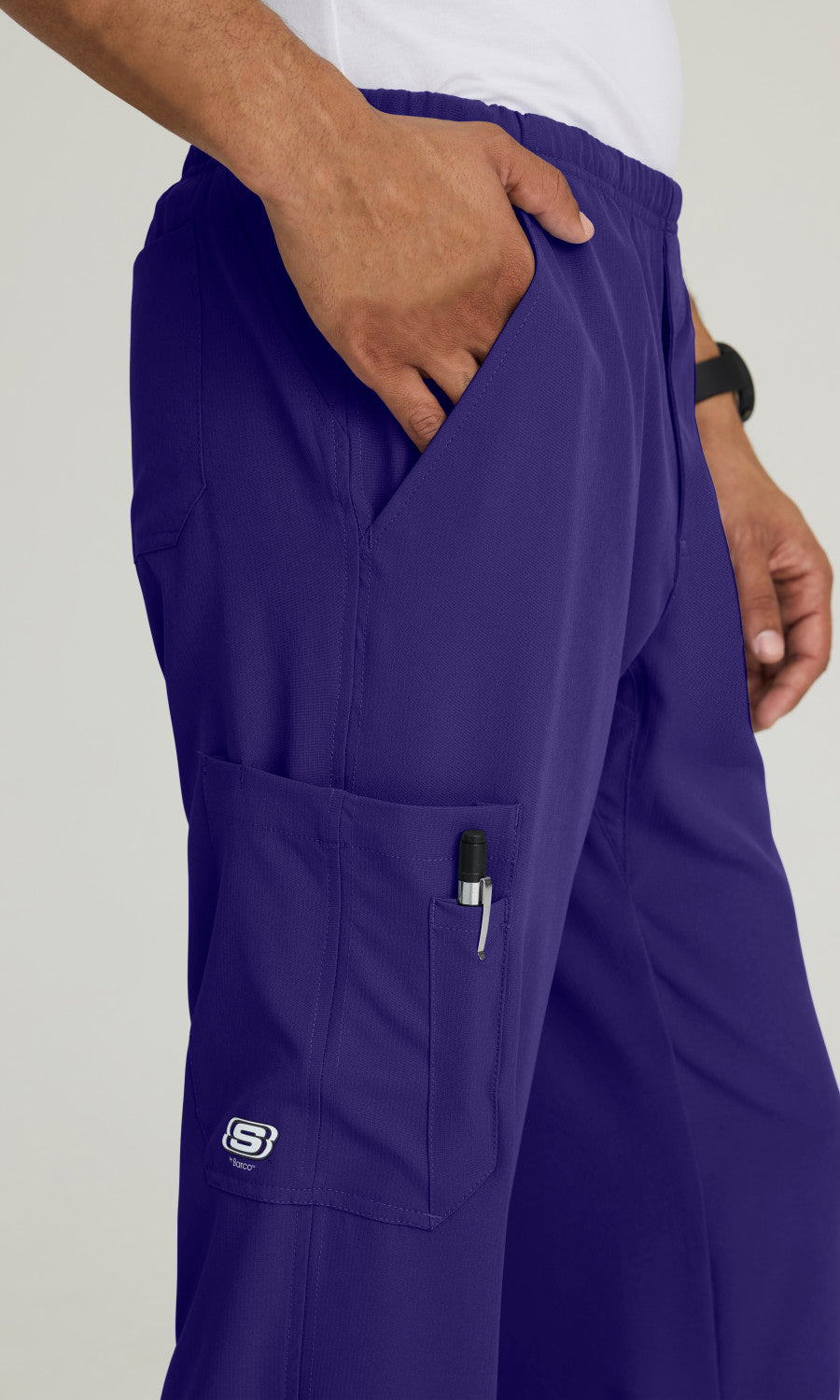 Skechers SK0215 Structure Scrub Pants New Grape