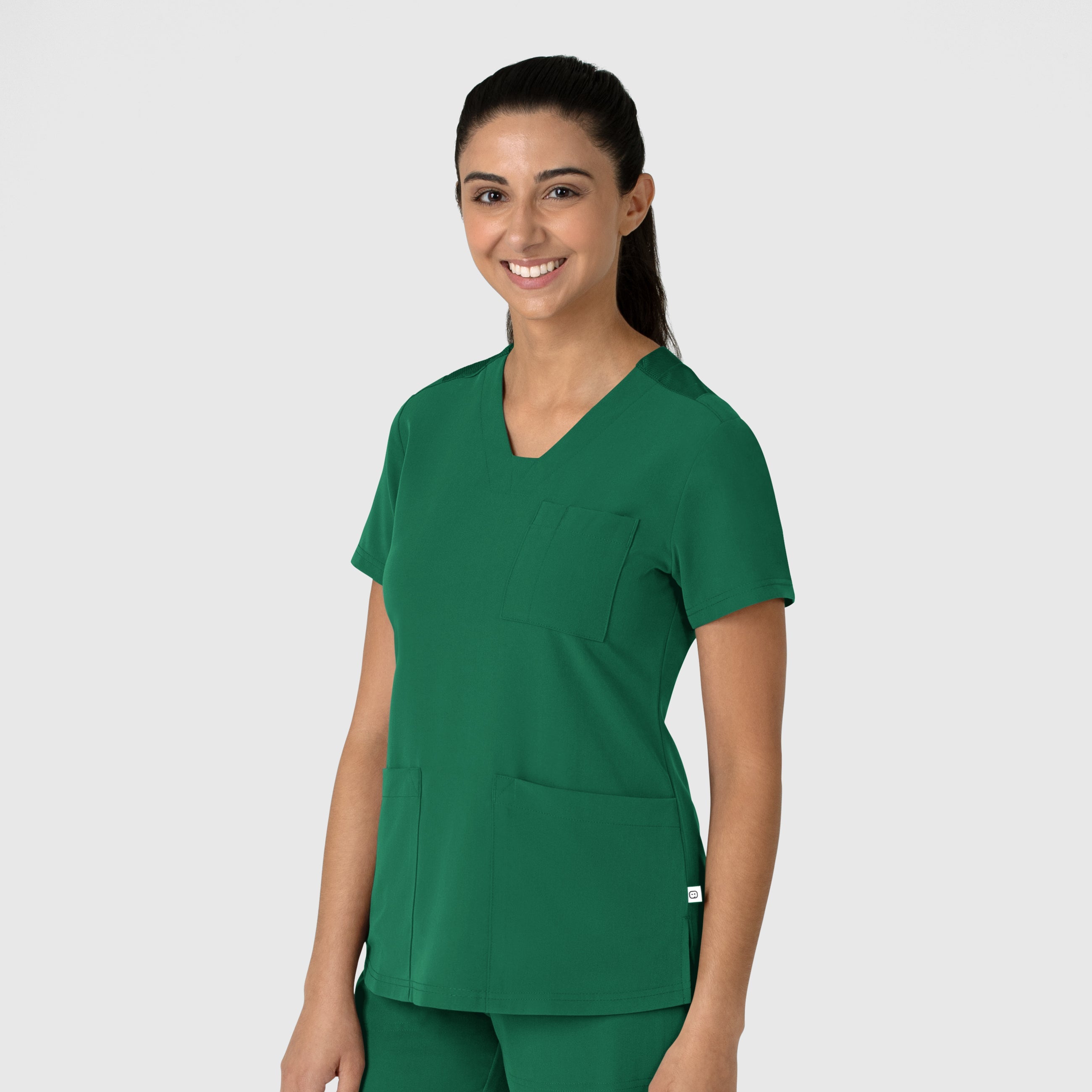 Nova 6132 Flex-n-Reach V-Neck Scrub Top Hunter