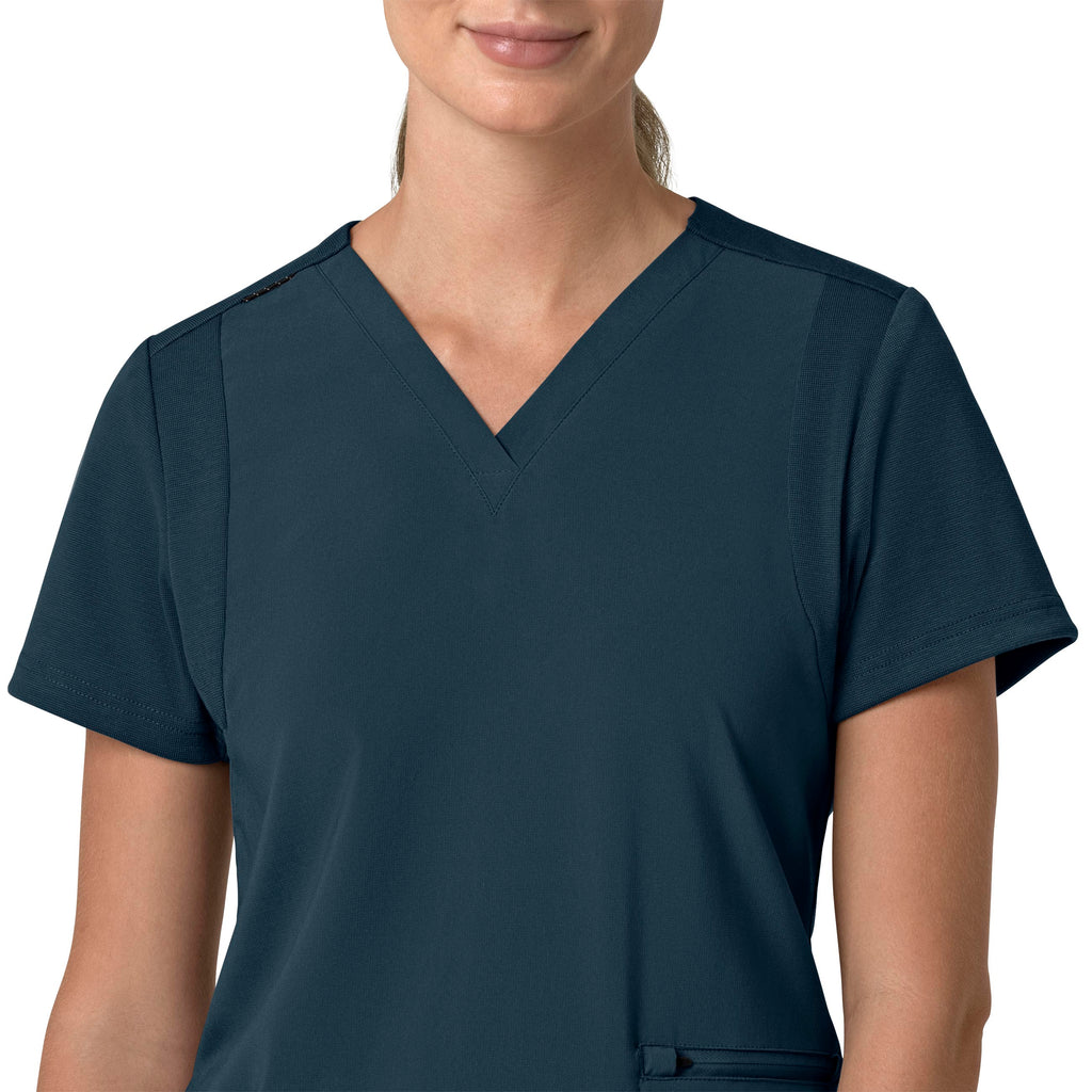 Force Cross-Flex C13210 Flex Panel V-Neck Scrub Top Navy