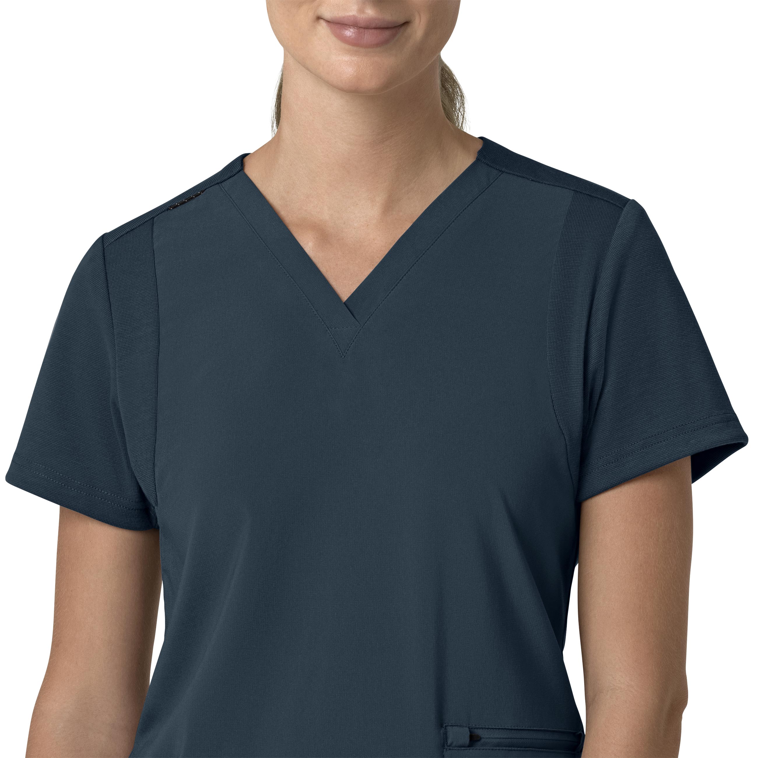 Force Cross-Flex C13210 Flex Panel V-Neck Scrub Top Navy