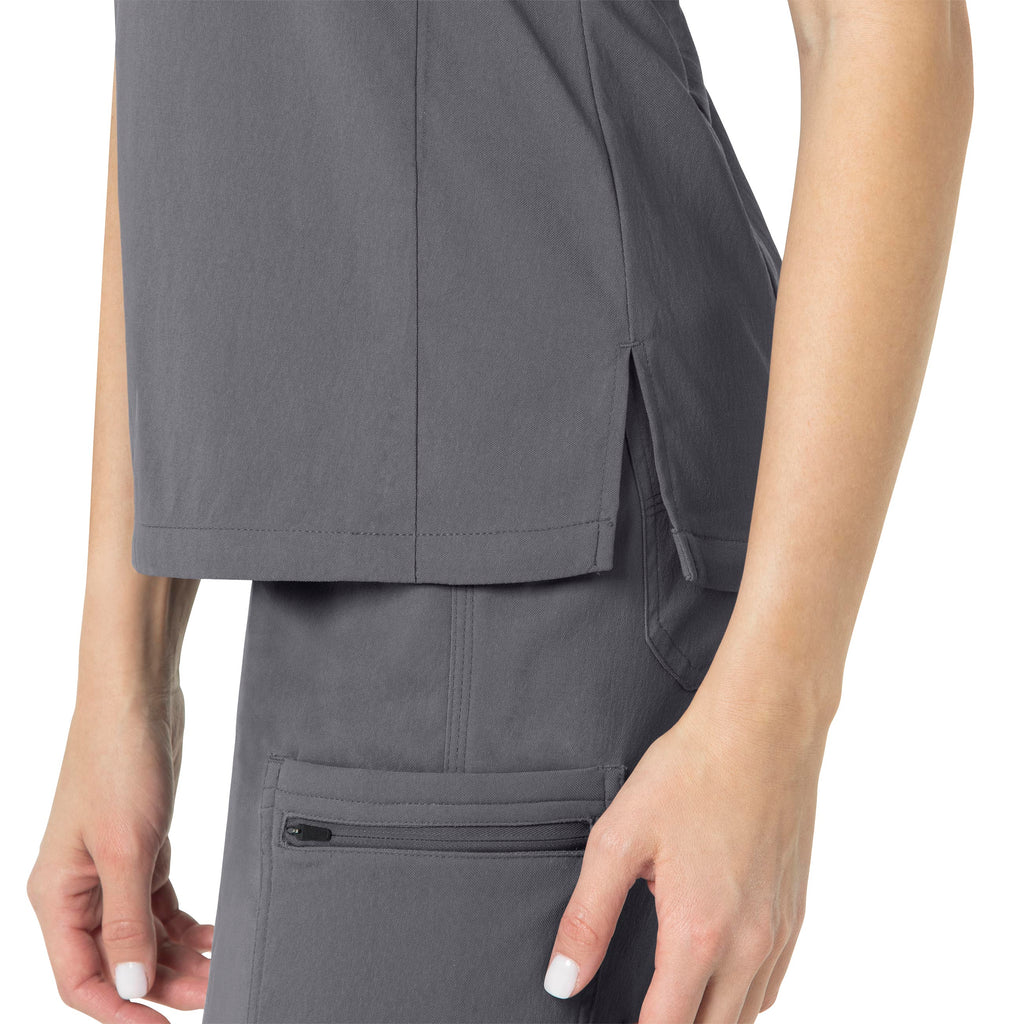 Rugged Flex Peak C12137 Tuck-In Scrub Top Pewter