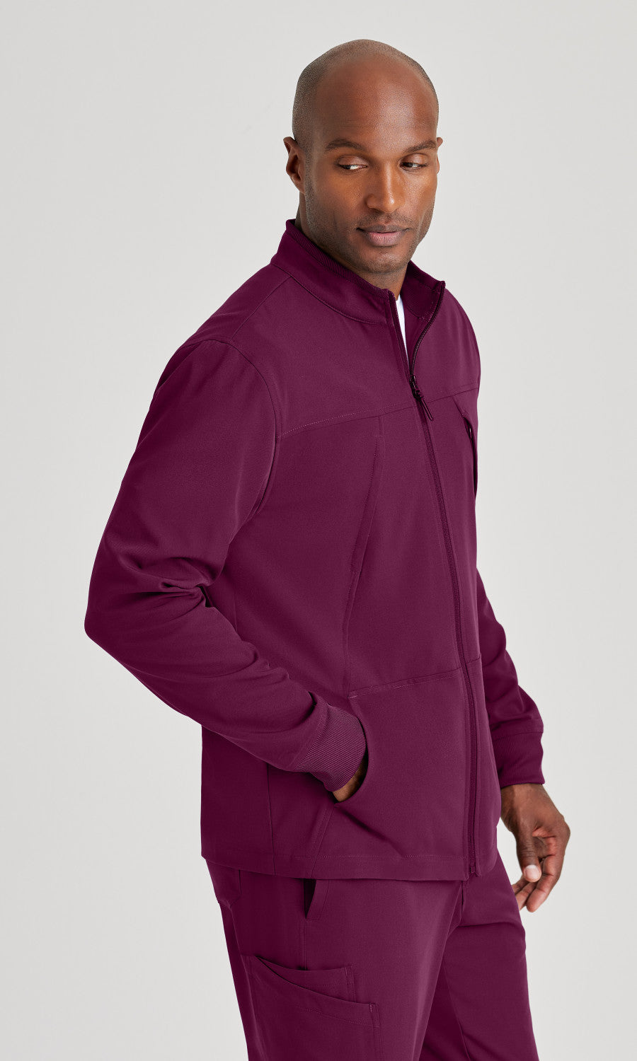 Barco Unify BUW881 Rally Scrub Jacket Wine