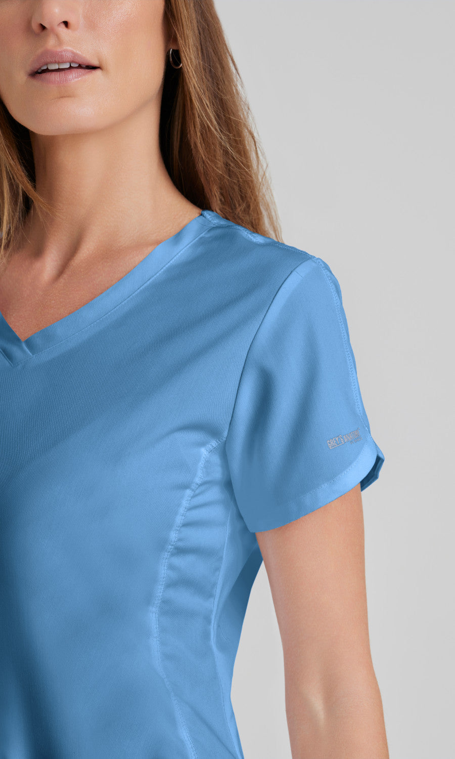 Grey's Anatomy 41423 Cora Scrub Top Ciel Blue