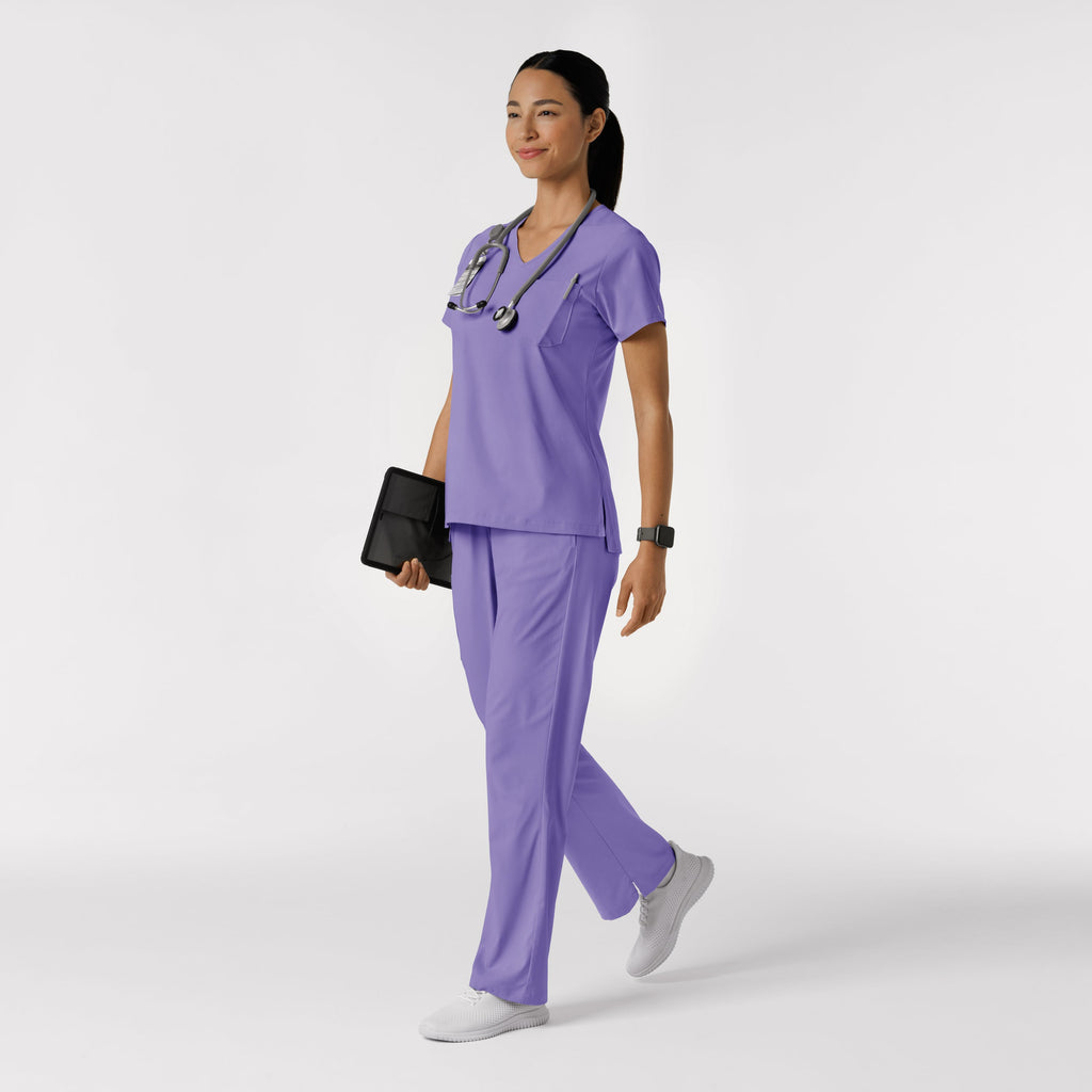 Boundless 5251 Bootcut Scrub Pants Iris Purple