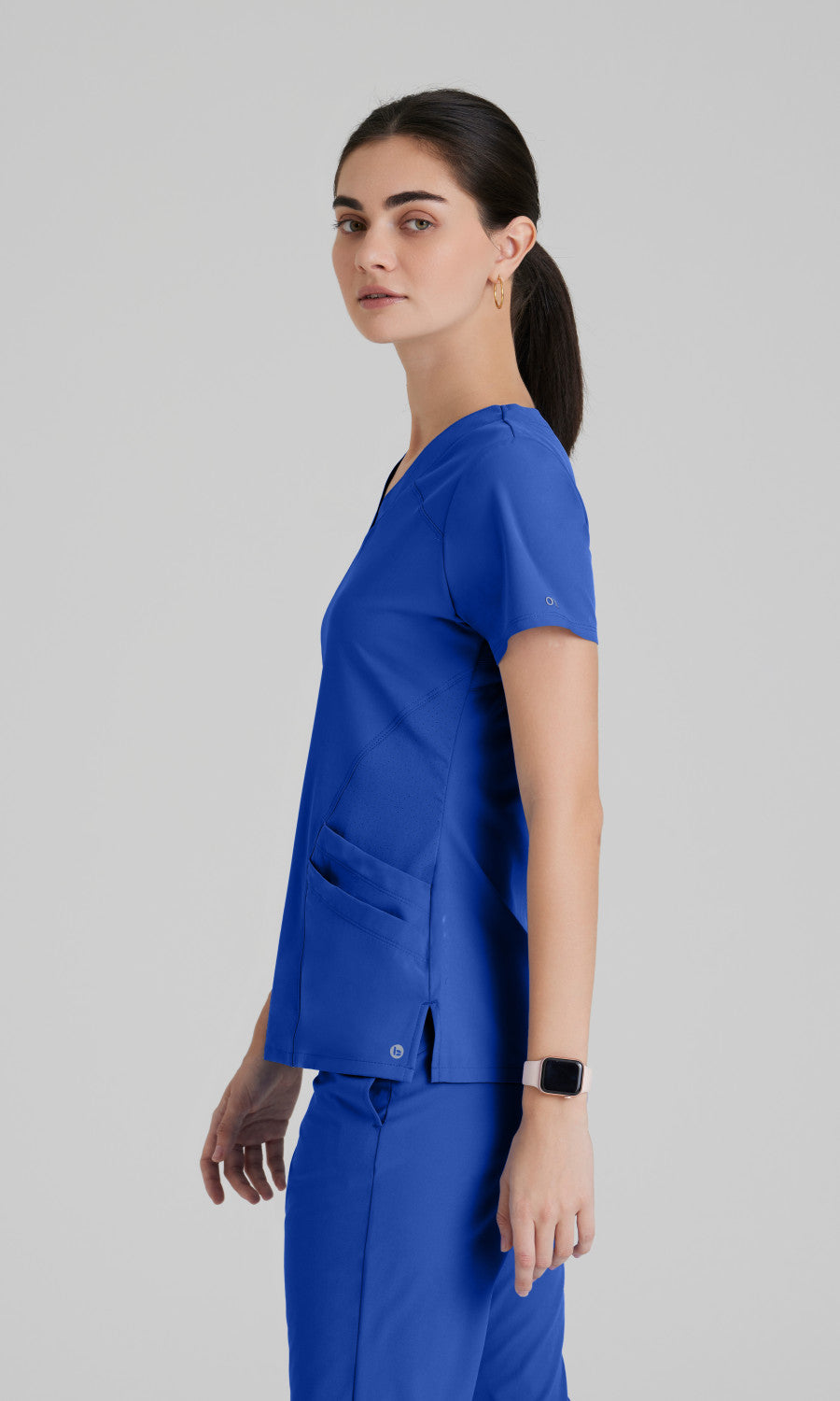 Barco One 5106 Pulse Scrub Top Cobalt