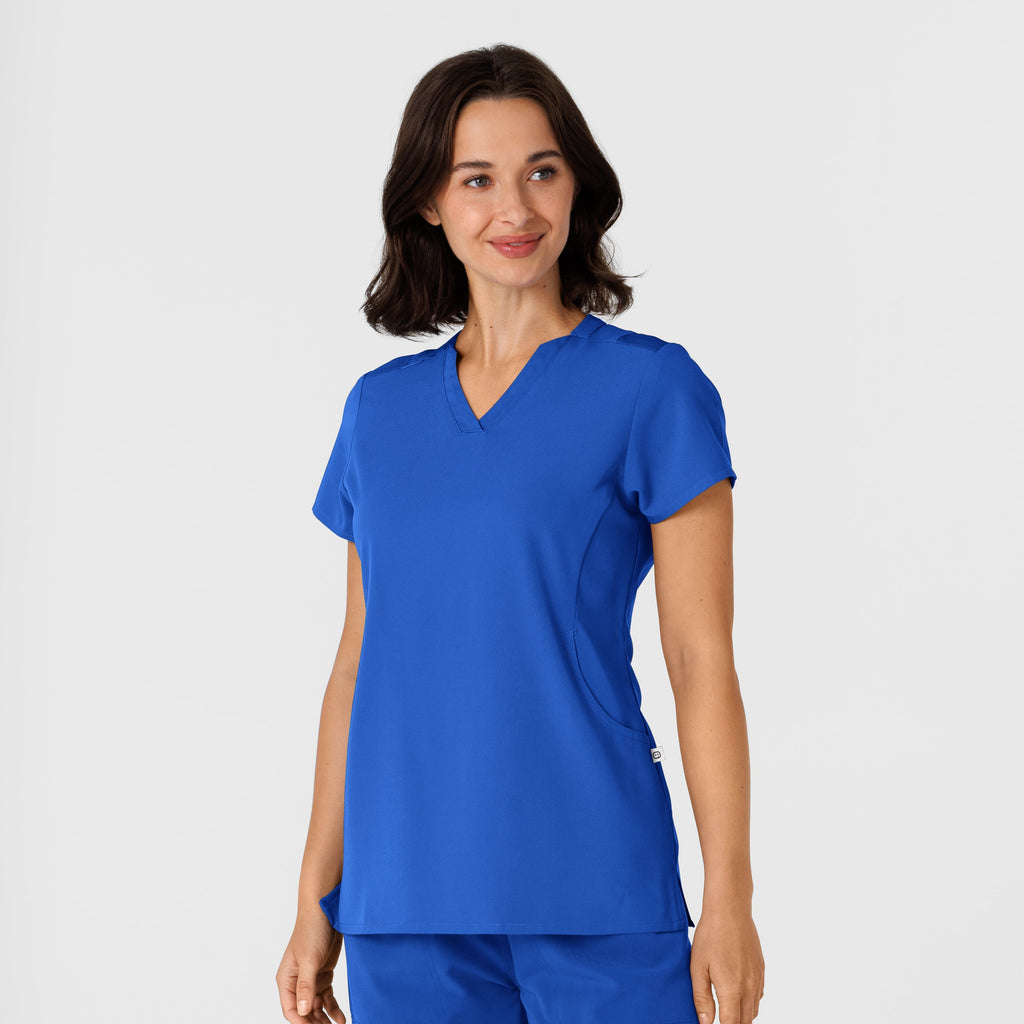 Nova 6432 Flex-n-Reach V-Neck Scrub Top Royal