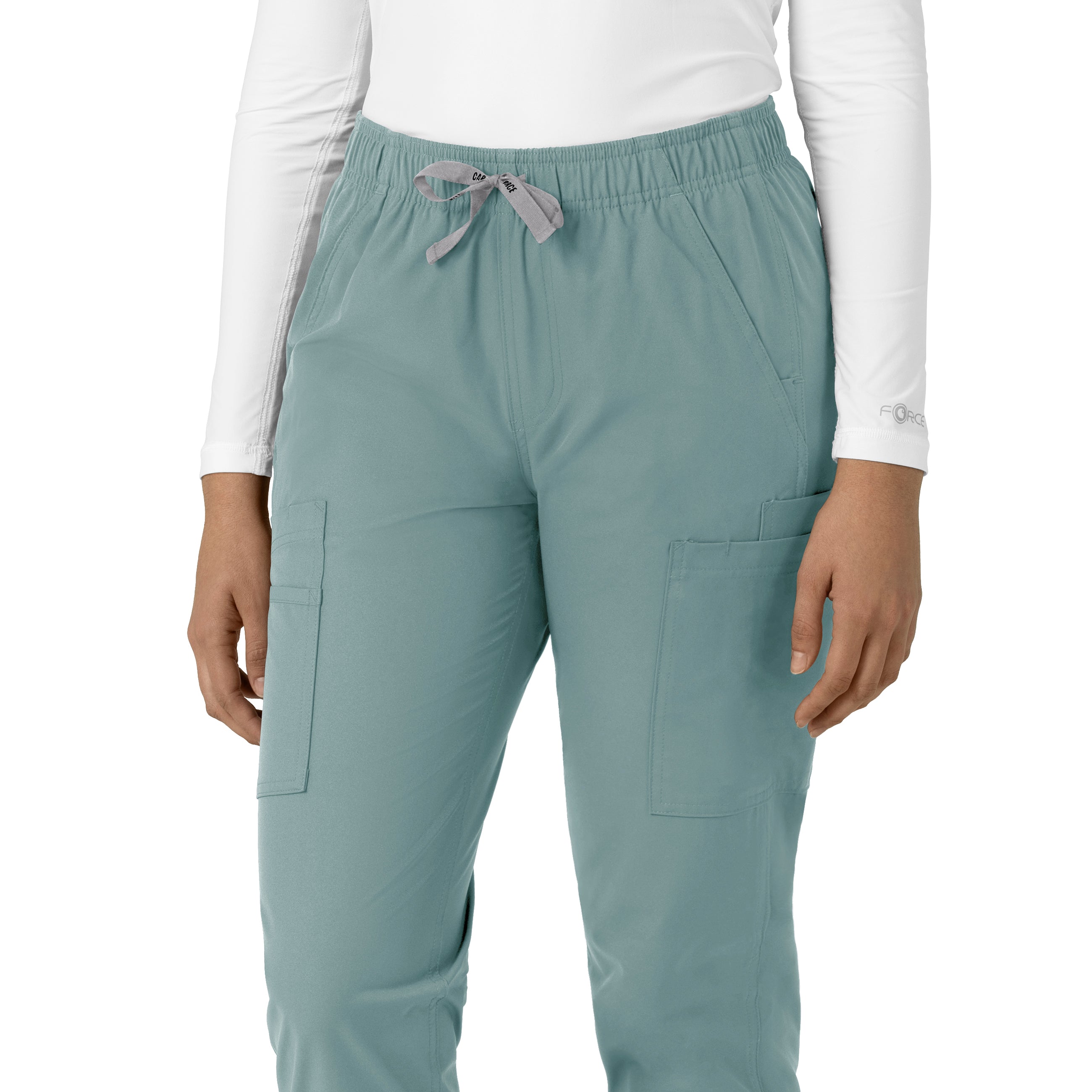 Force Essentials C51213 Straight Leg Scrub Pants Summer Blue