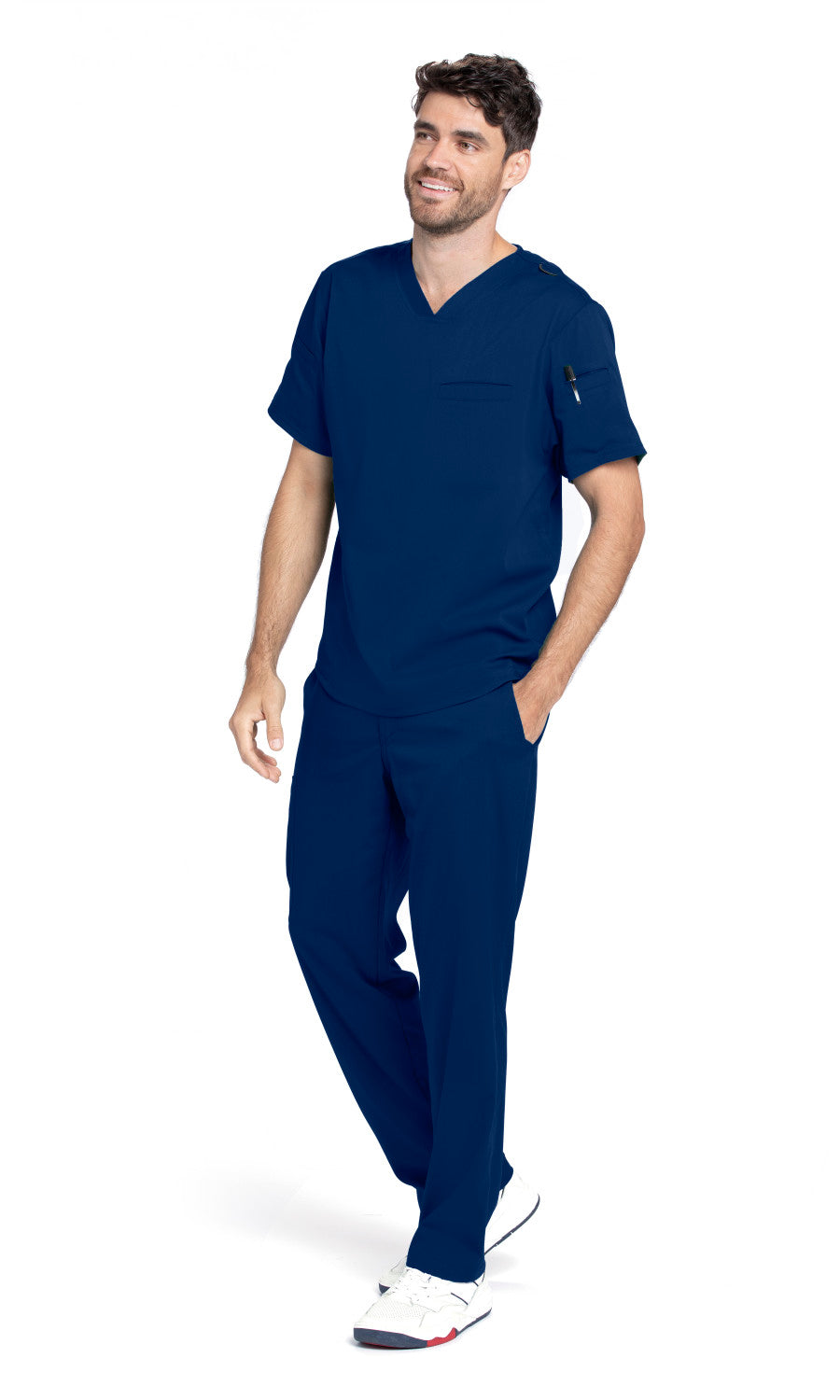 Grey's Anatomy Spandex Stretch GRSP507 Wesley Scrub Pants Indigo