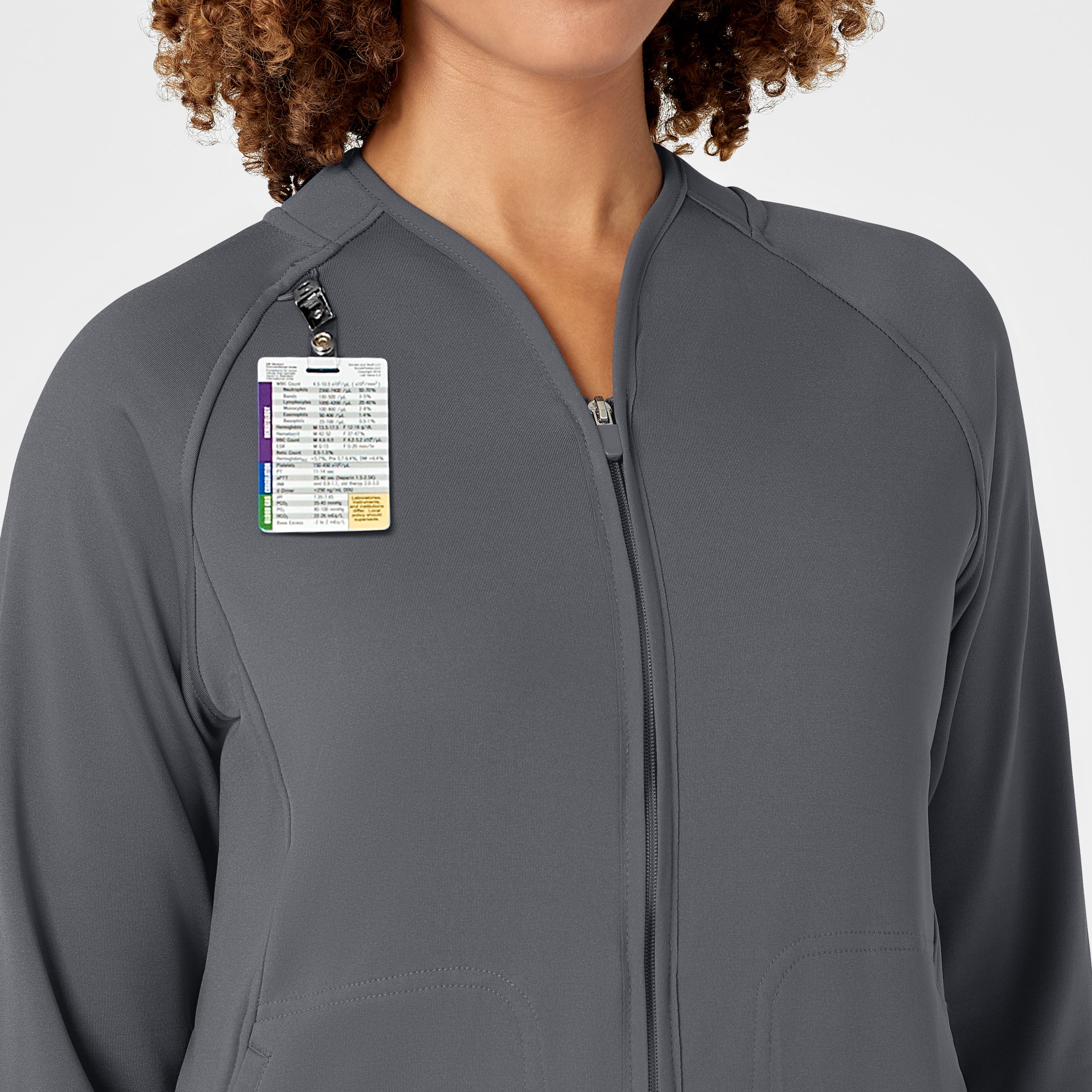 Layers 8209 Fleece Full Zip Jacket Pewter