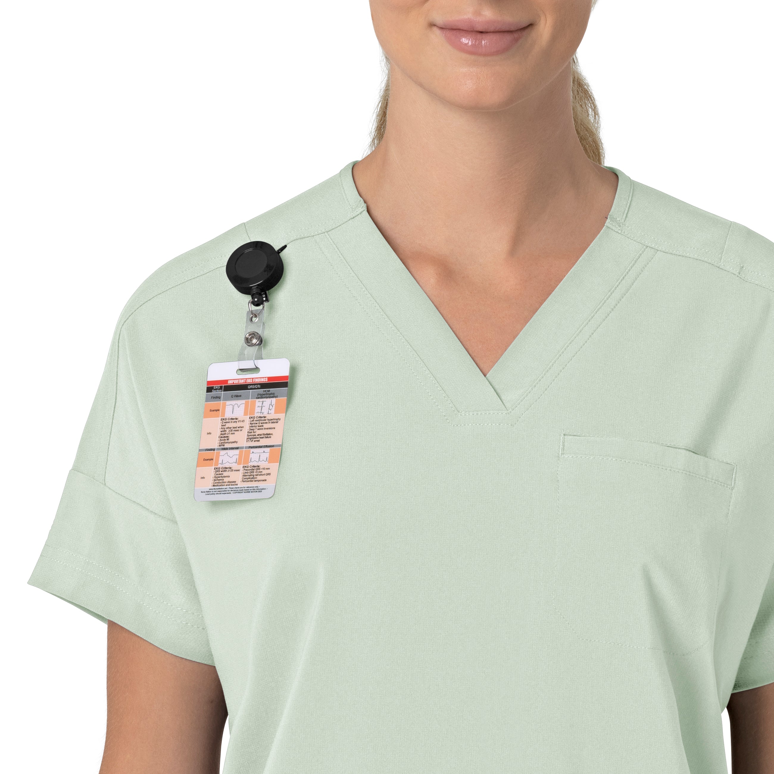 Force Cross-Flex C13110 Women's Oversized V-Neck Scrub Top Big Sky