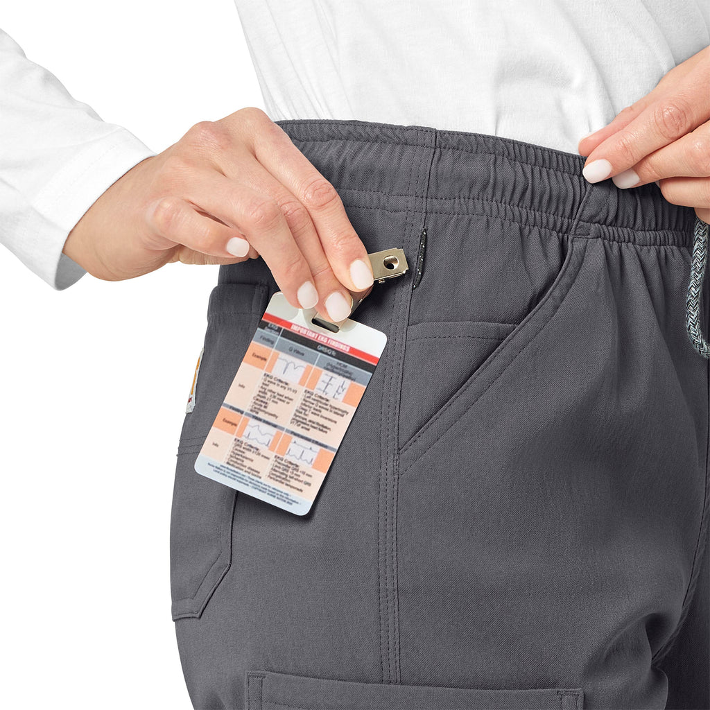 Rugged Flex Peak C52137 Cargo Jogger Scrub Pants Pewter