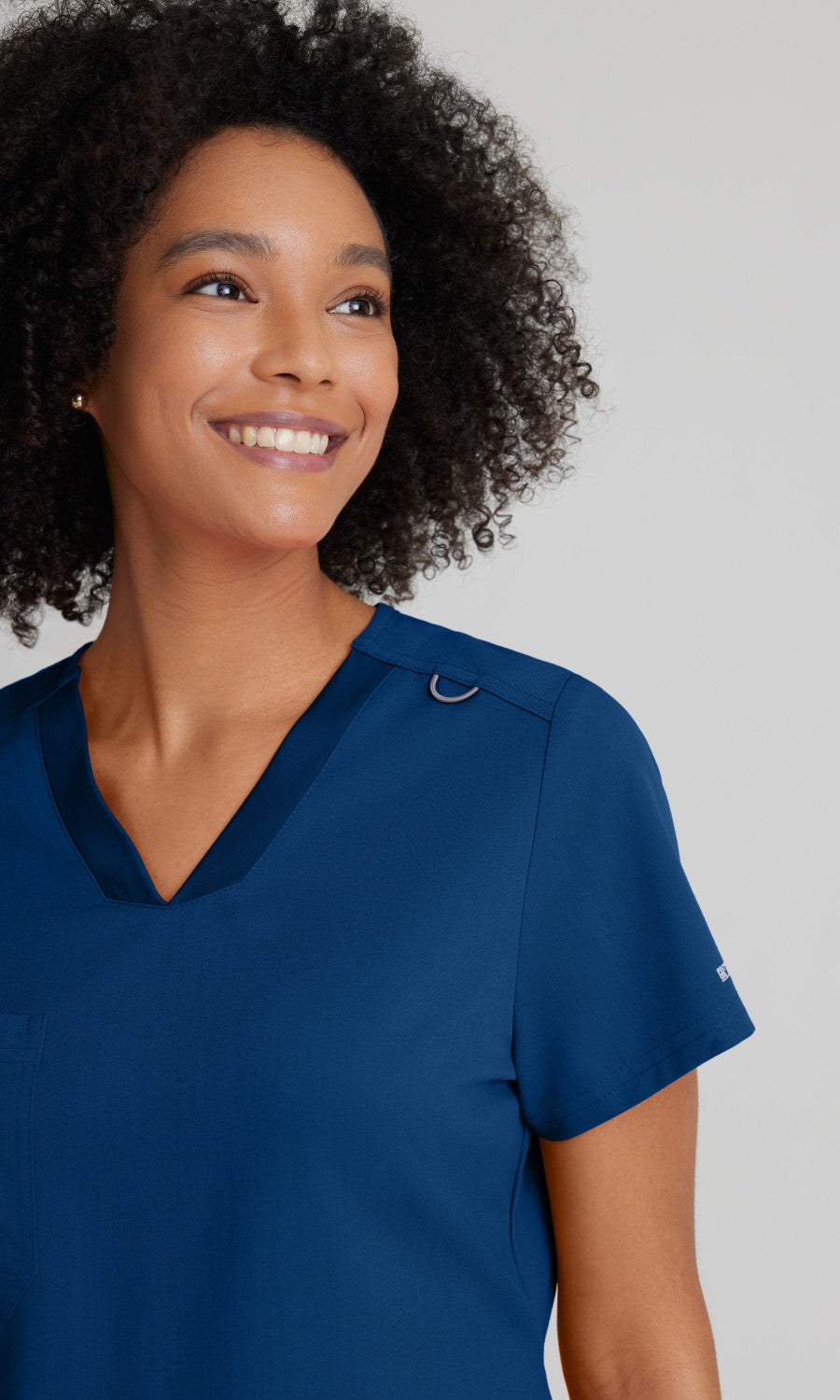 Grey's Anatomy Stretch GVST028 Bree Scrub Top Indigo
