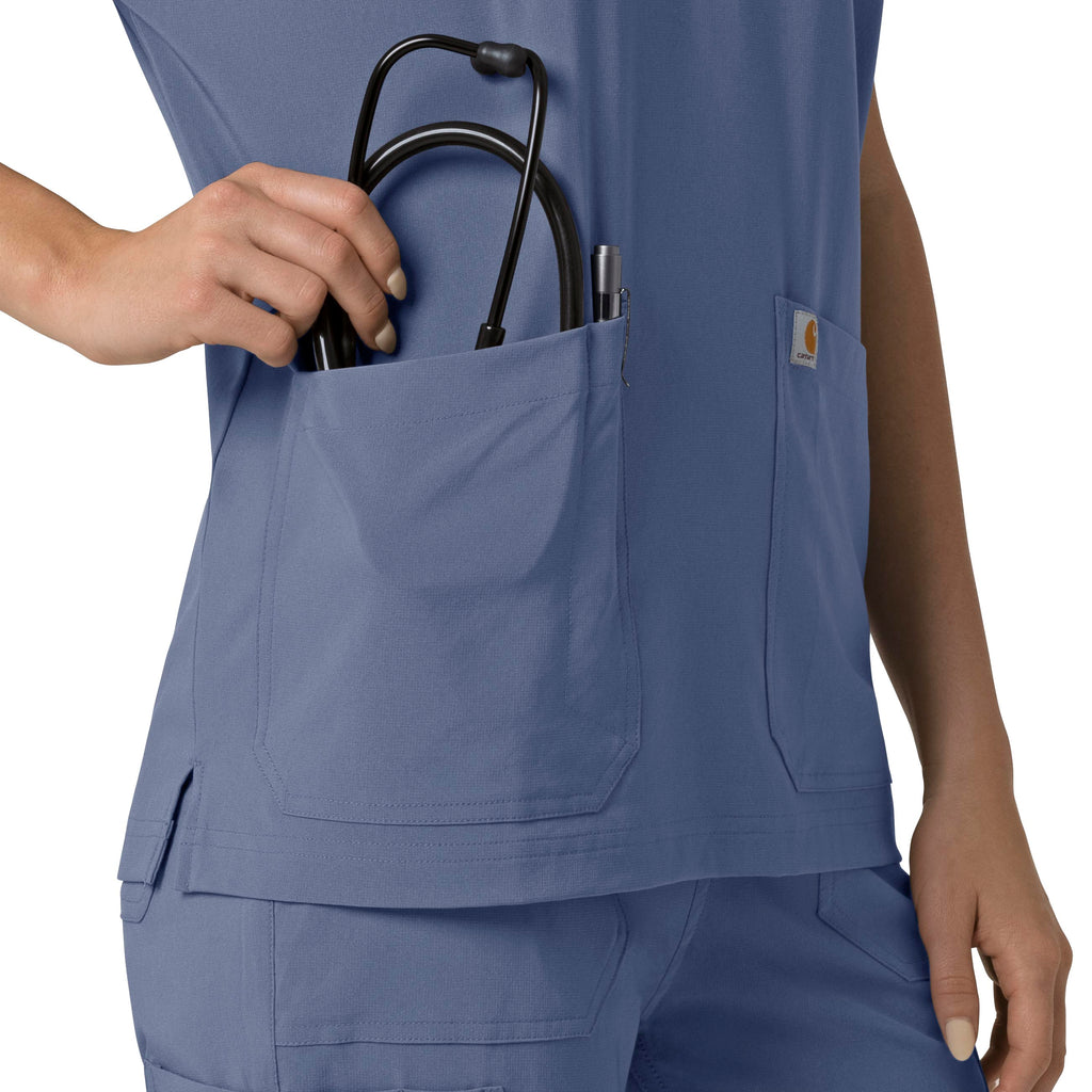Force Cross-Flex C13110 Oversized V-Neck Scrub Top Riverside