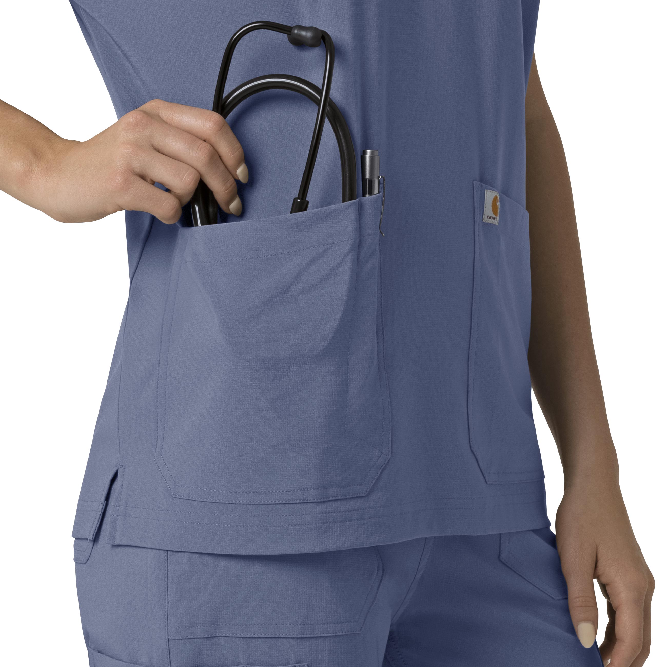 Force Cross-Flex C13110 Oversized V-Neck Scrub Top Riverside